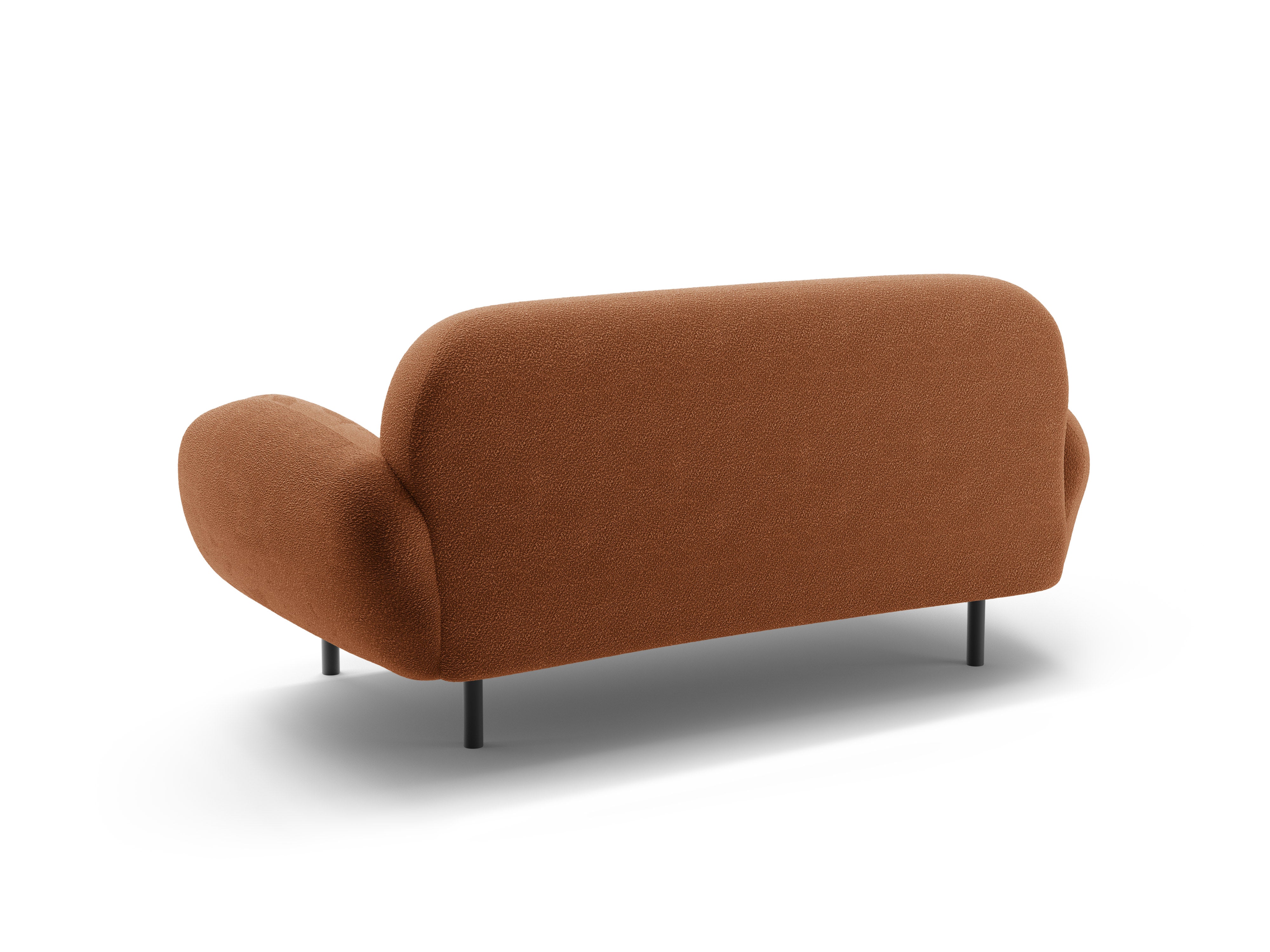 Sofa 2-Sitzer POPPY terrakotta Boucle