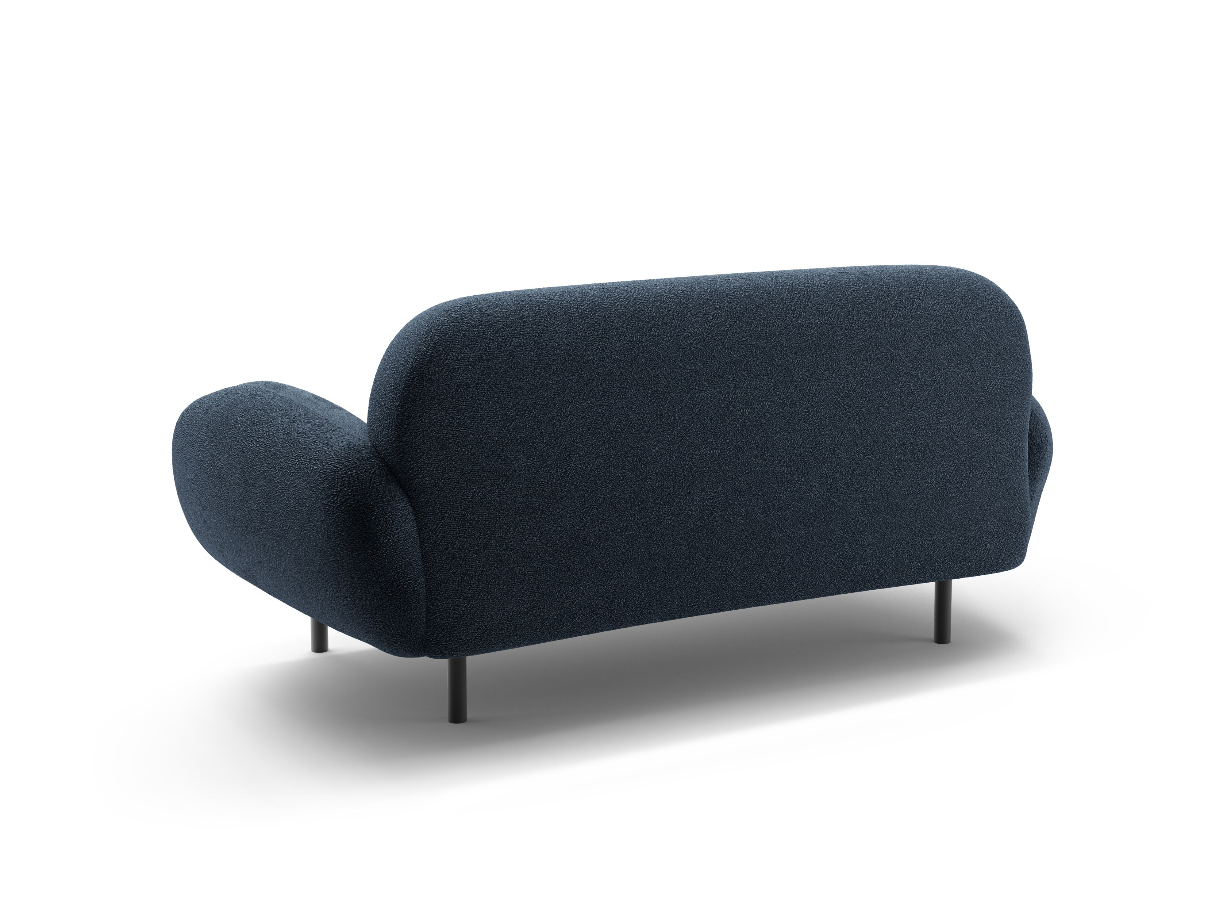 Sofa 2-sitzig POPPY marineblau Boucle
