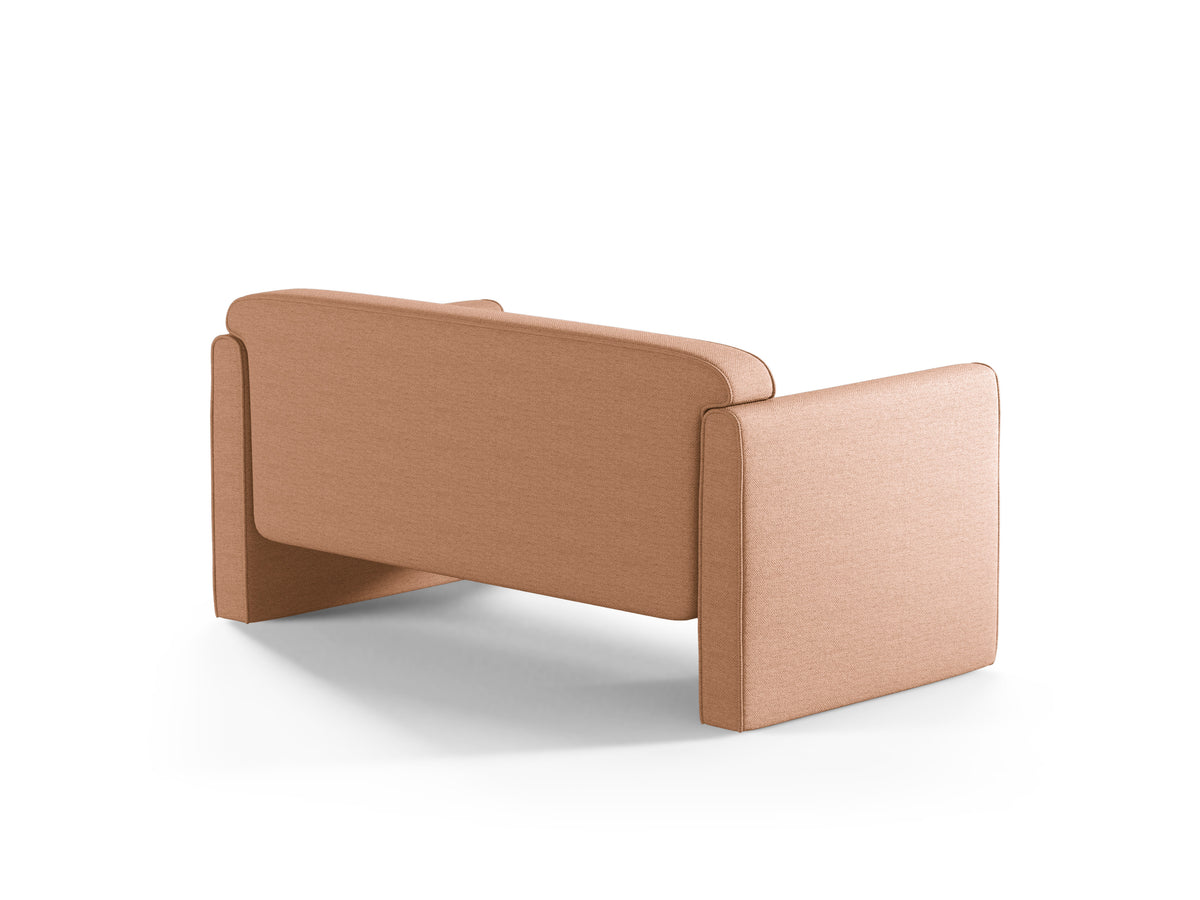 2-Seater Sofa ABBY Peach