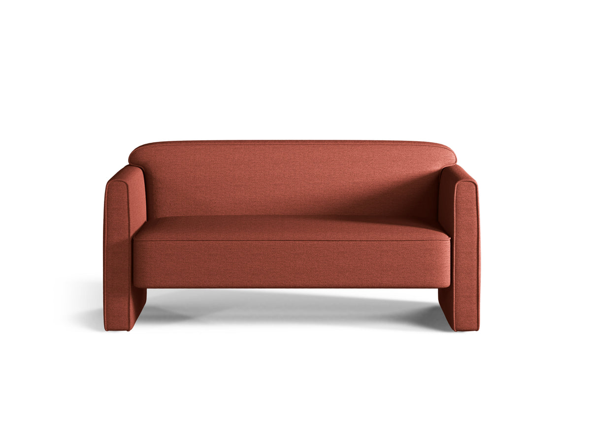 ABBY 2-Seater Sofa Terracotta