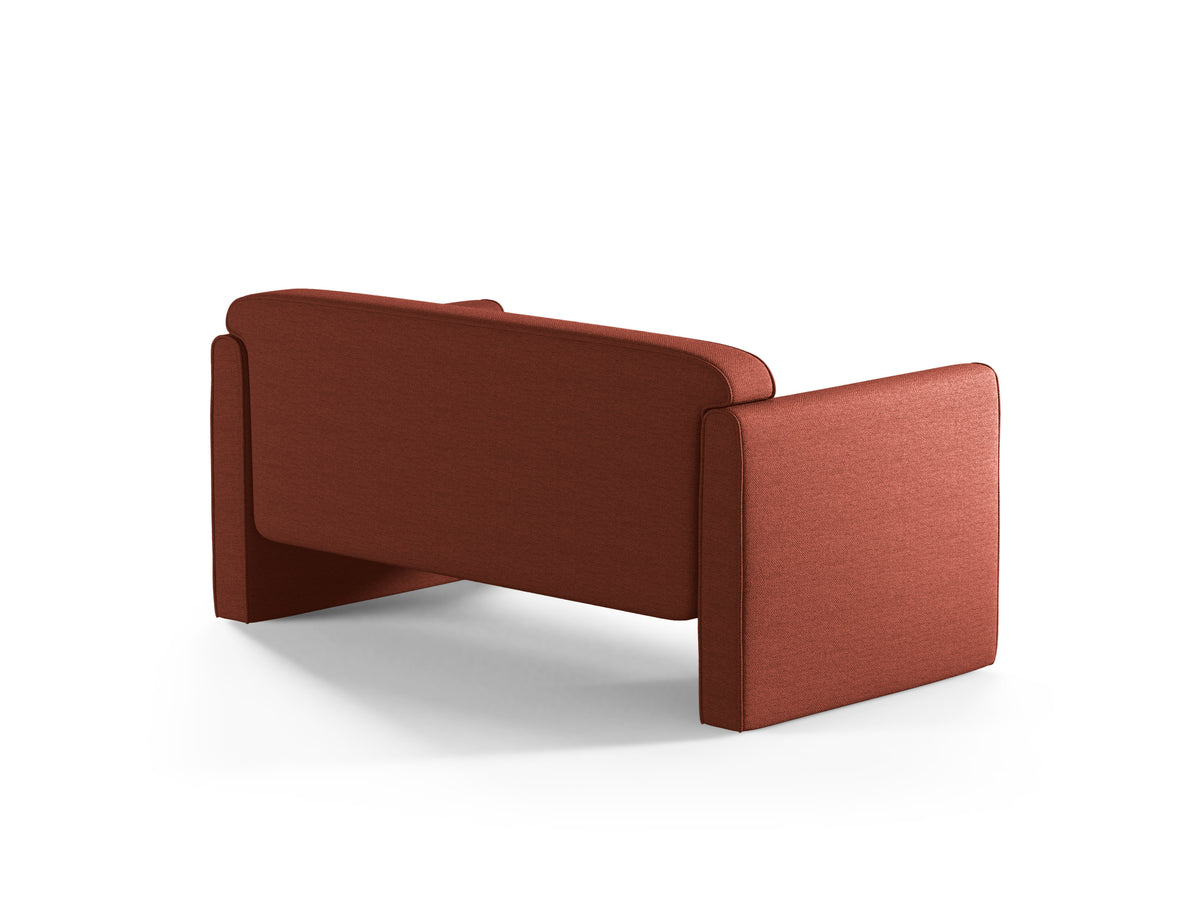 ABBY 2-Seater Sofa Terracotta