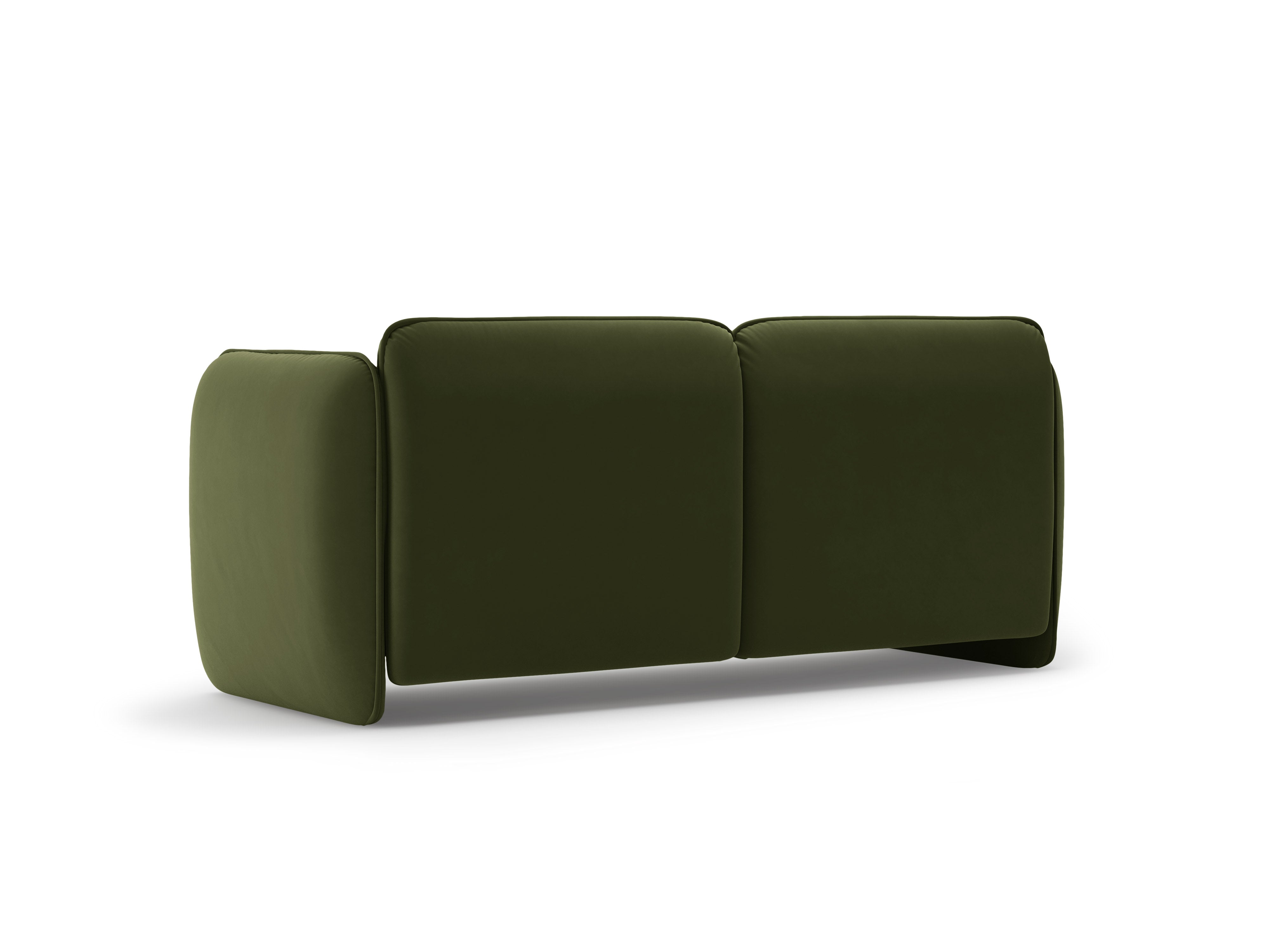 2-Seater Velvet Sofa GEORGIA Military Green