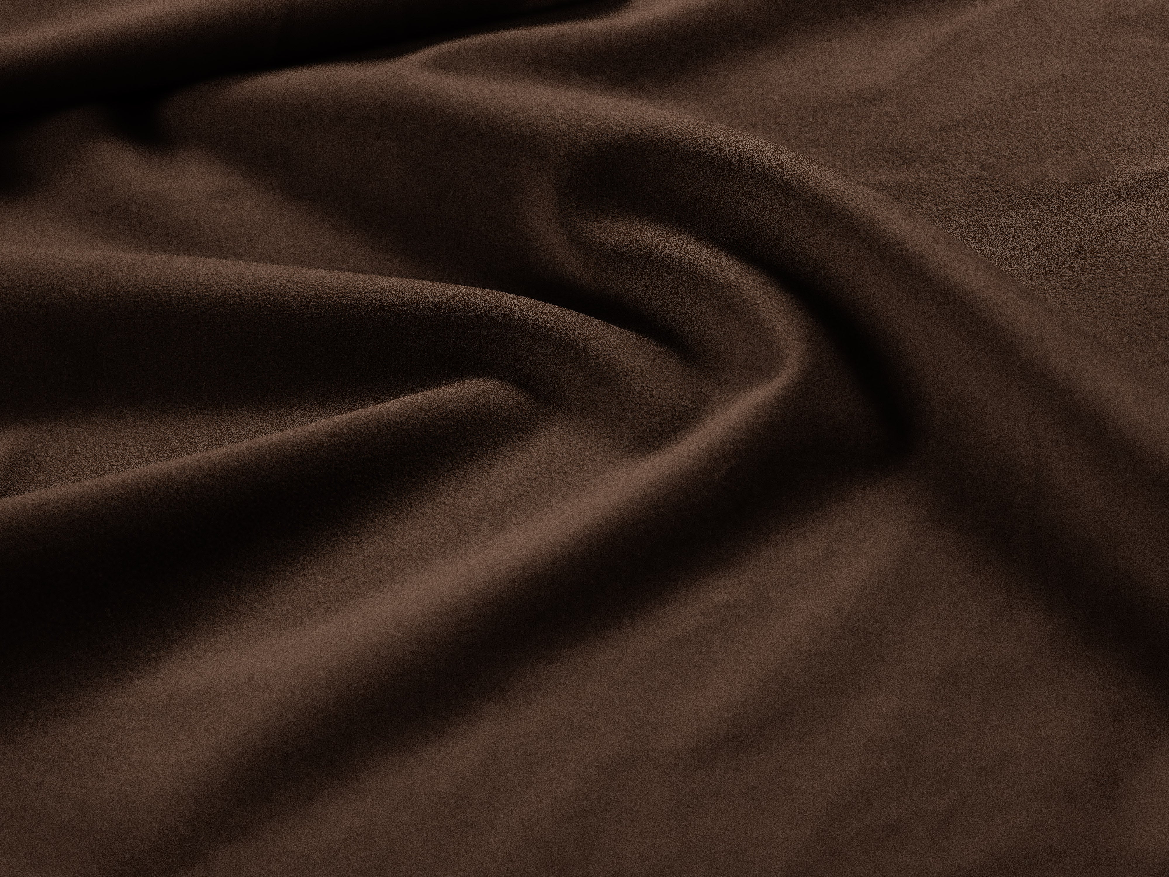 2-Seater Velvet Sofa GEORGIA in Chocolate