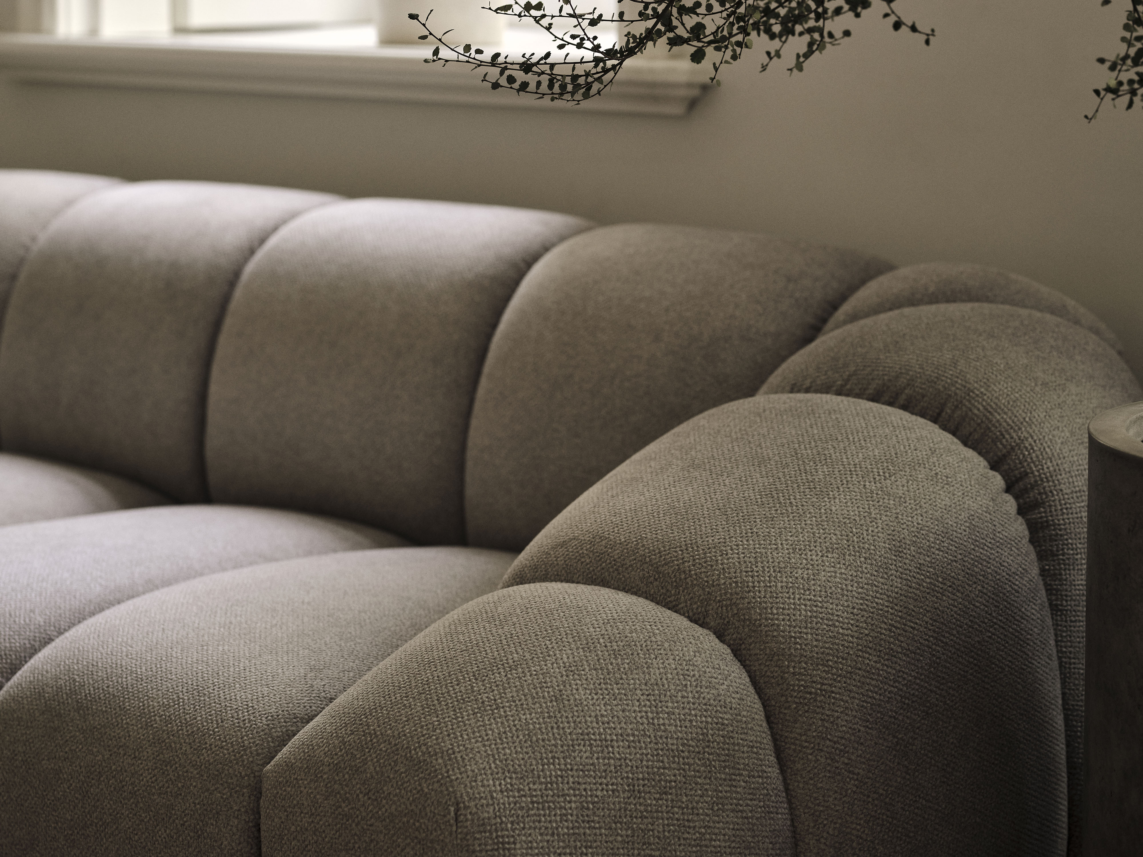Velvet Left Corner Sofa, "Diana", 3 Seats, Green, 294x182x72
Made in Europe