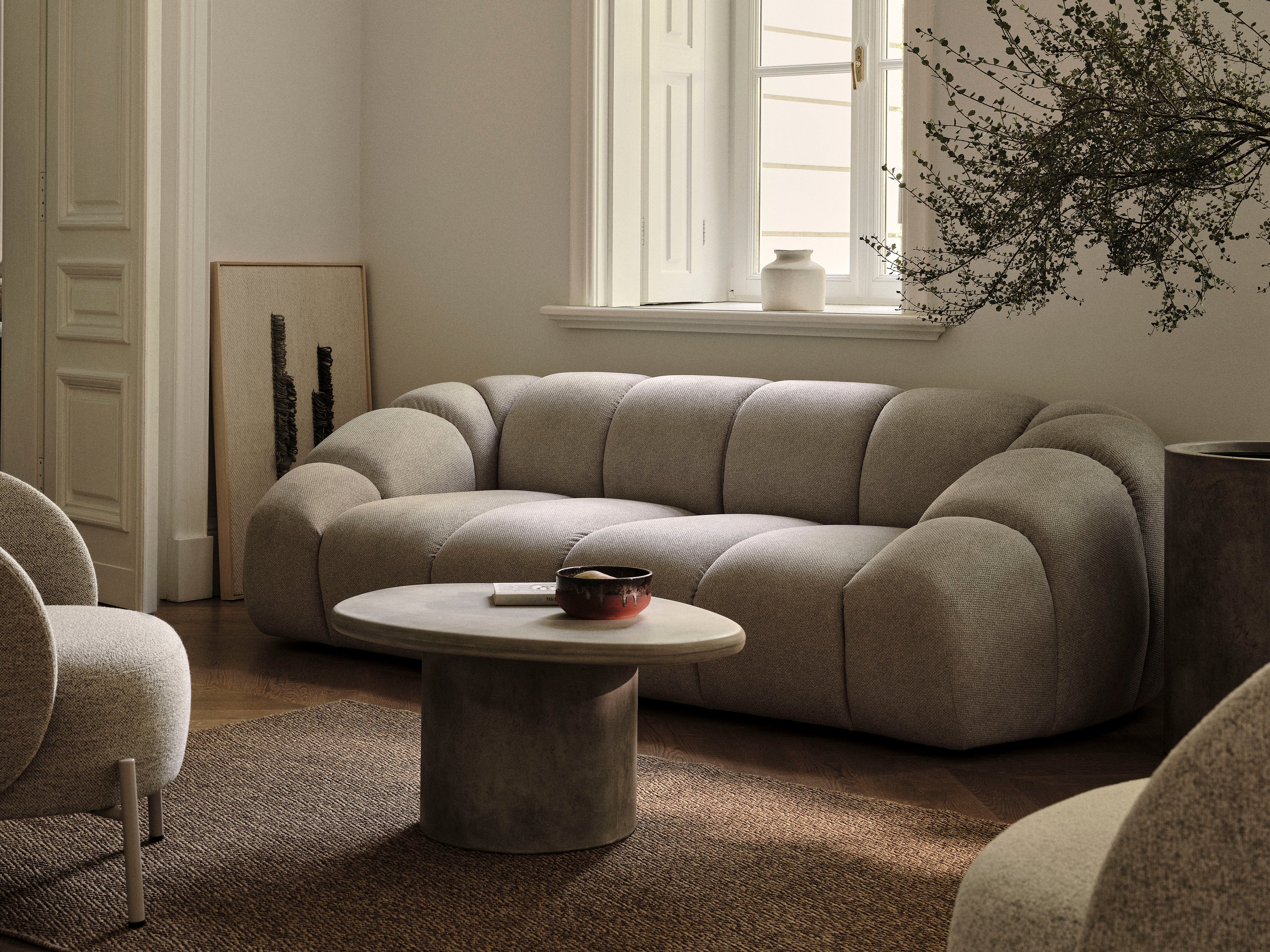 Velvet Left Corner Sofa, "Diana", 3 Seats, Green, 294x182x72
Made in Europe