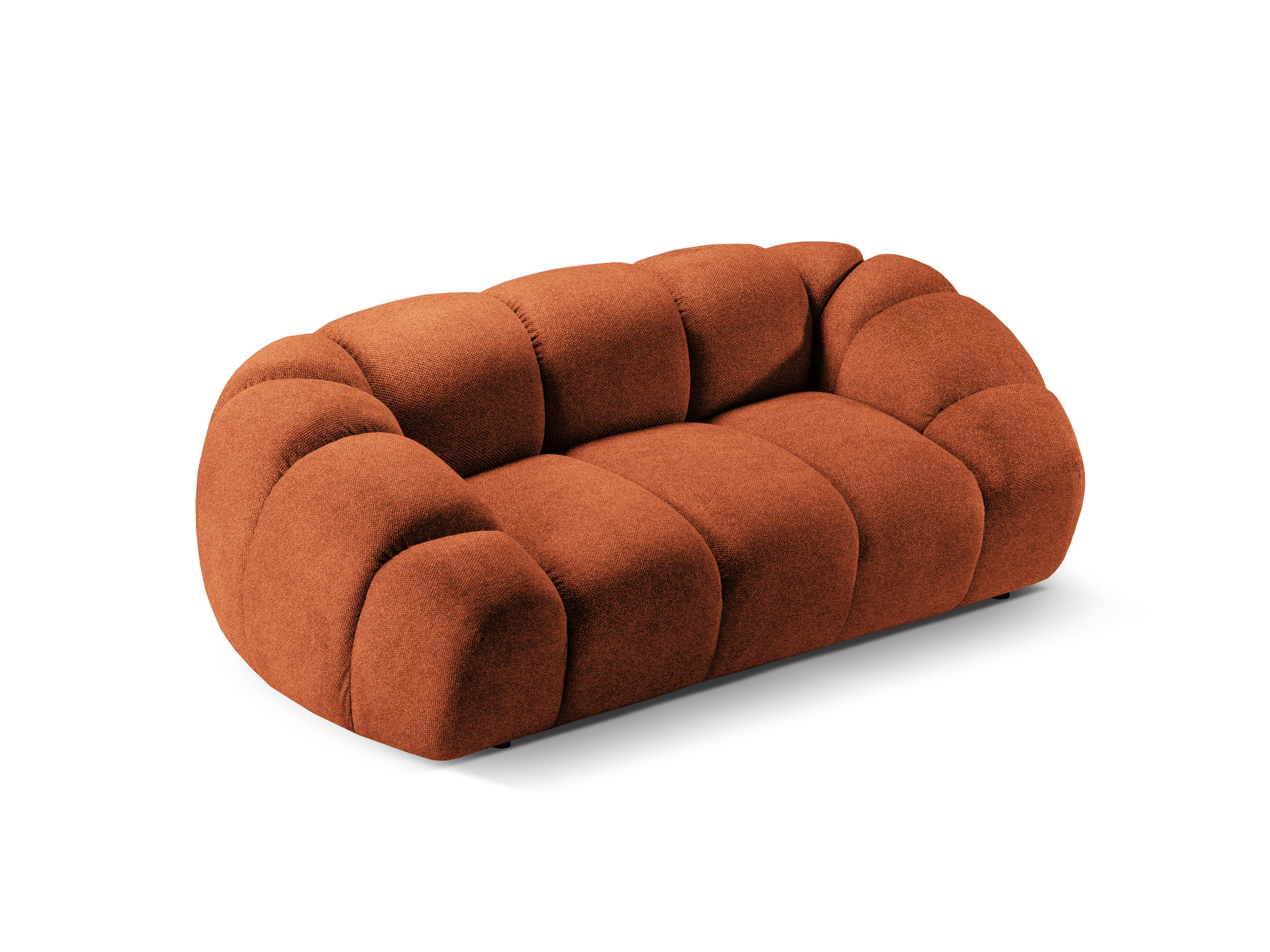 Sofa 2-sitzig DIANA terrakotta Chenille