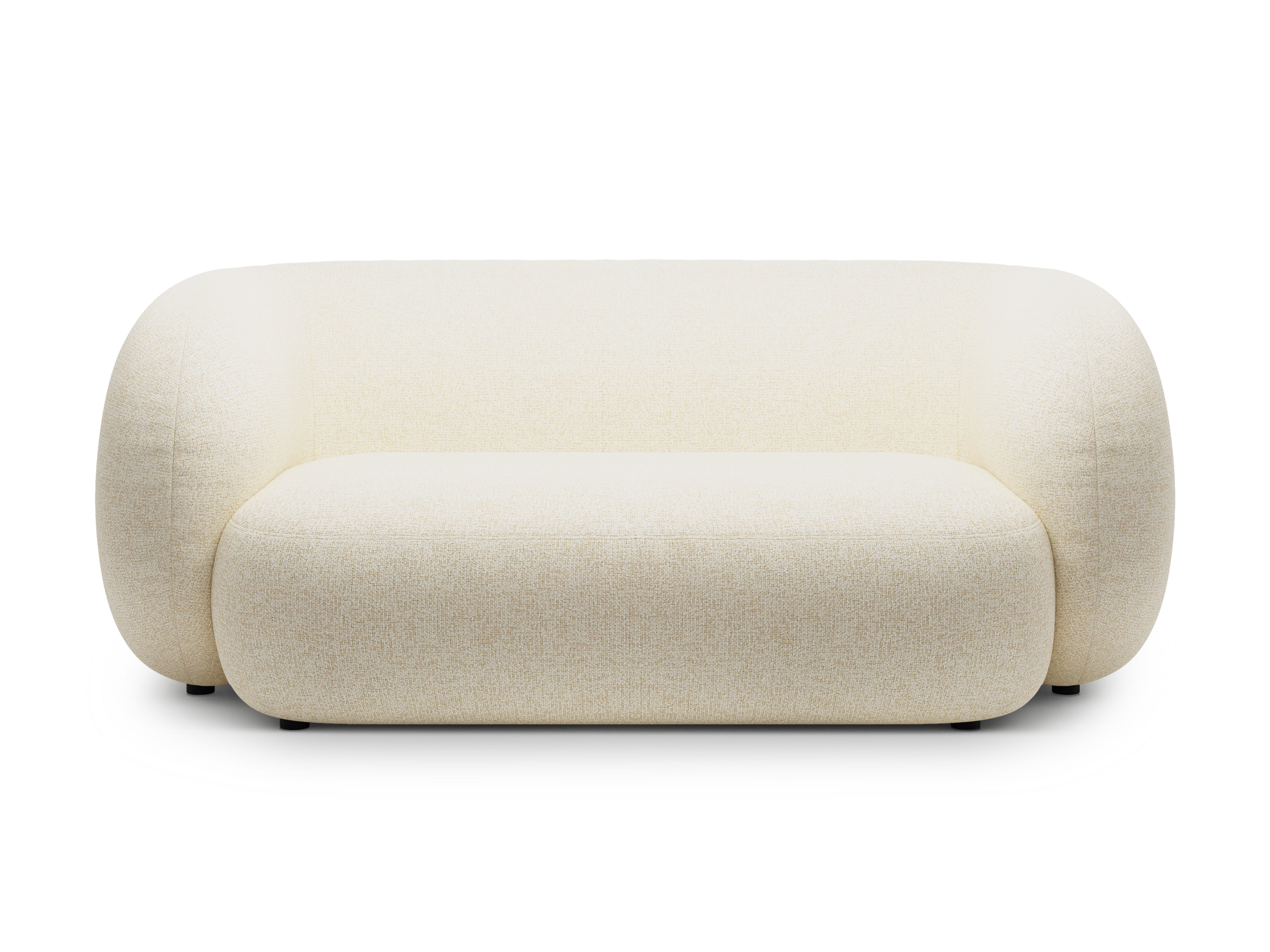 Sofa 2-sitzig KATE hellbeige Melange