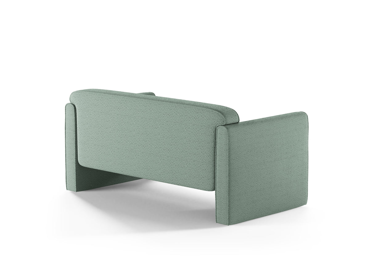 2-Seater Sofa ABBY Mint Boucle