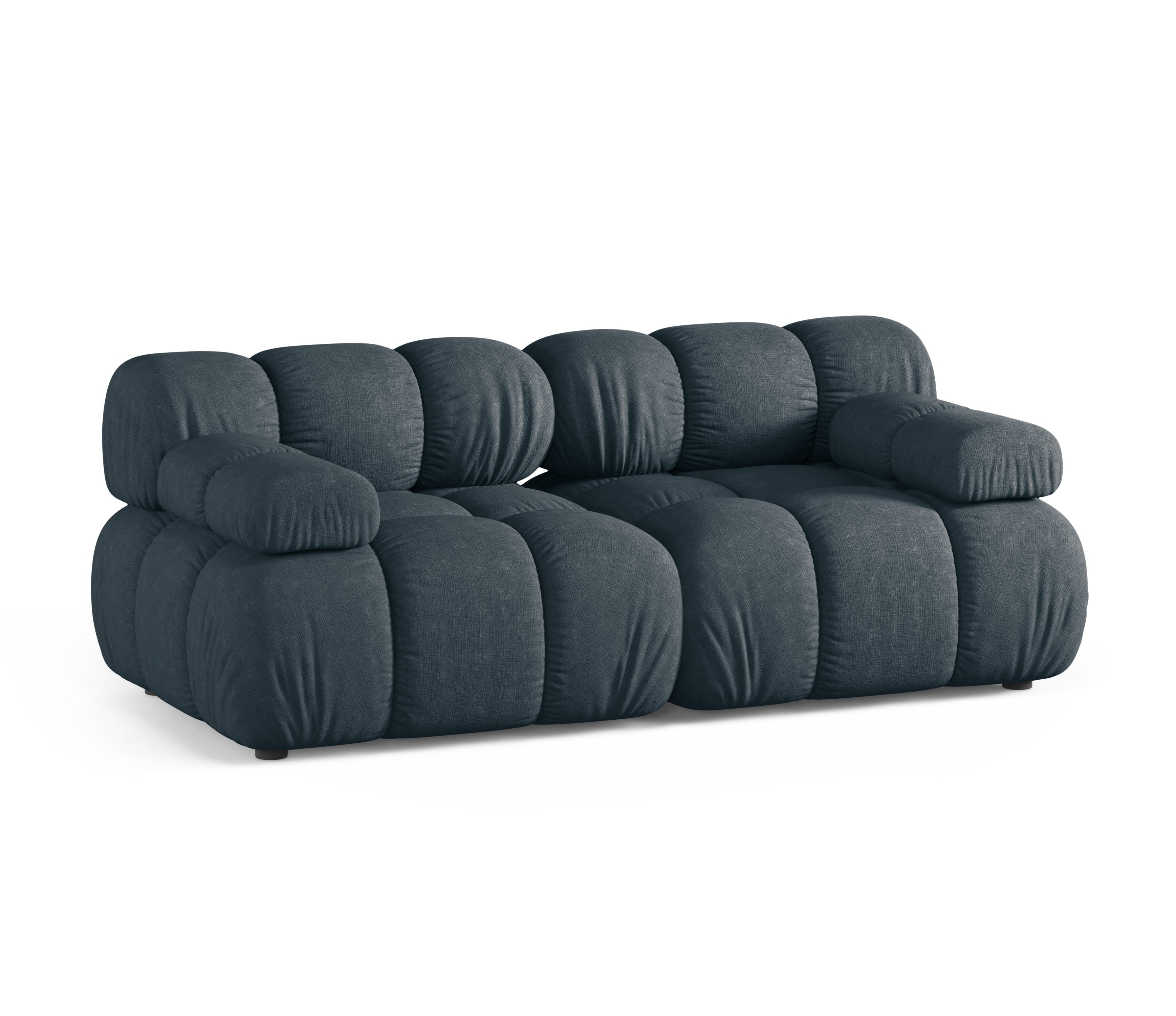 BELLIS 2-Seater Modular Sofa in Petrol Blue