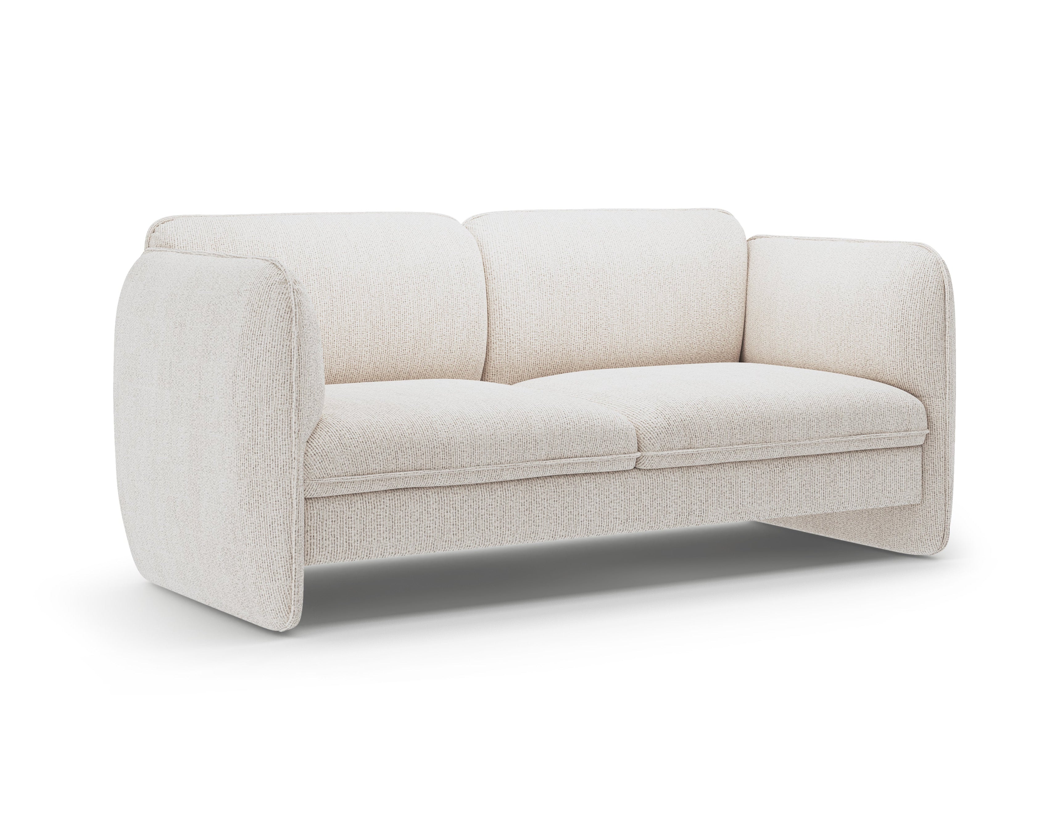 2-Seater Sofa GEORGIA Beige Chenille