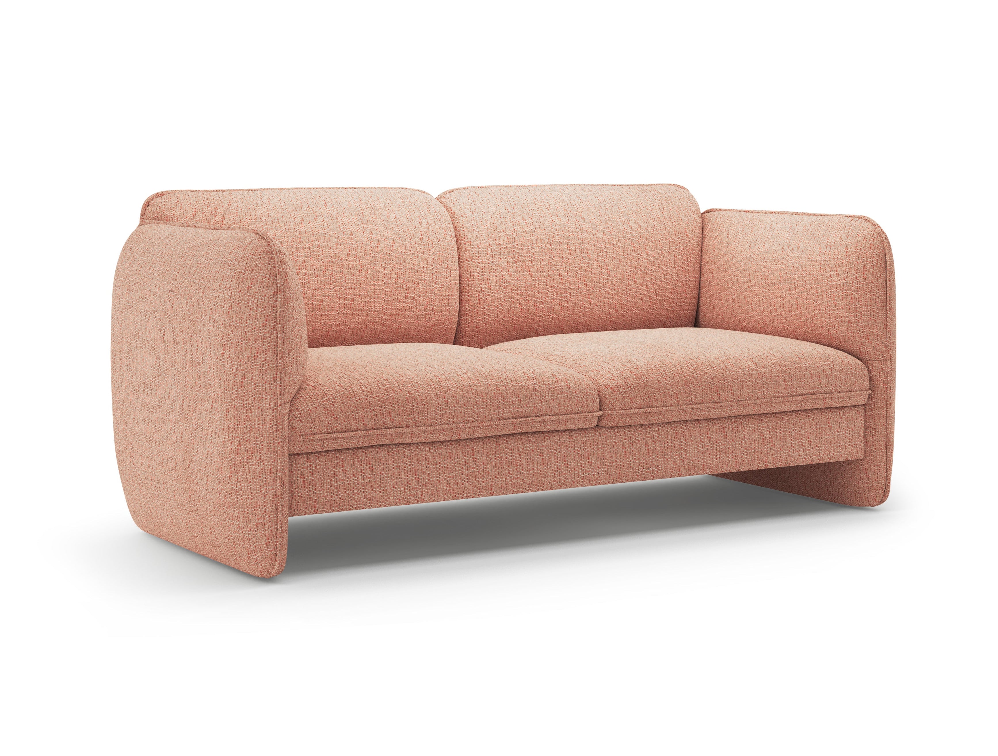 2-Seater Sofa GEORGIA in Pink Chenille