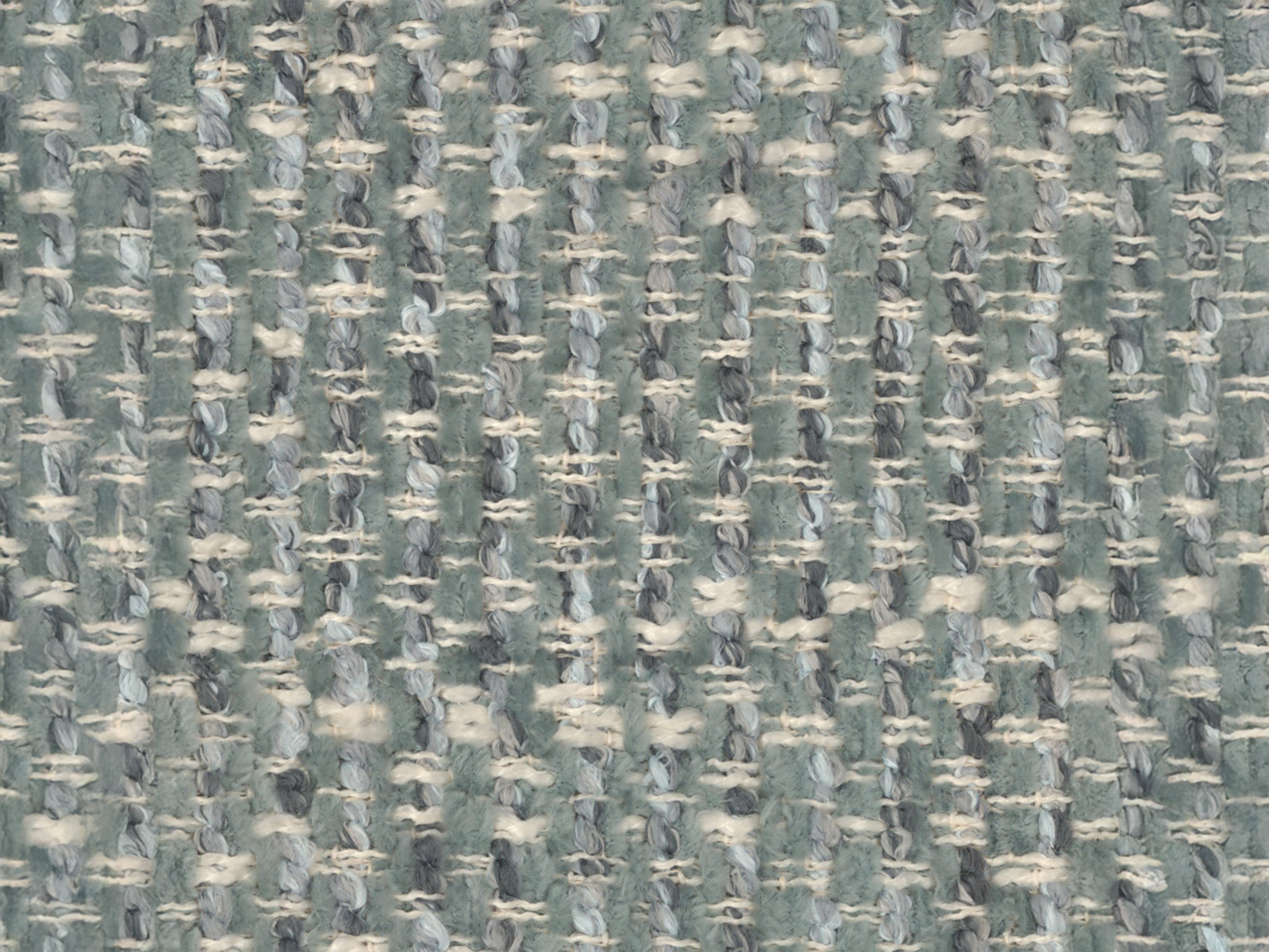 2-Seater Sofa GEORGIA in muted blue chenille
