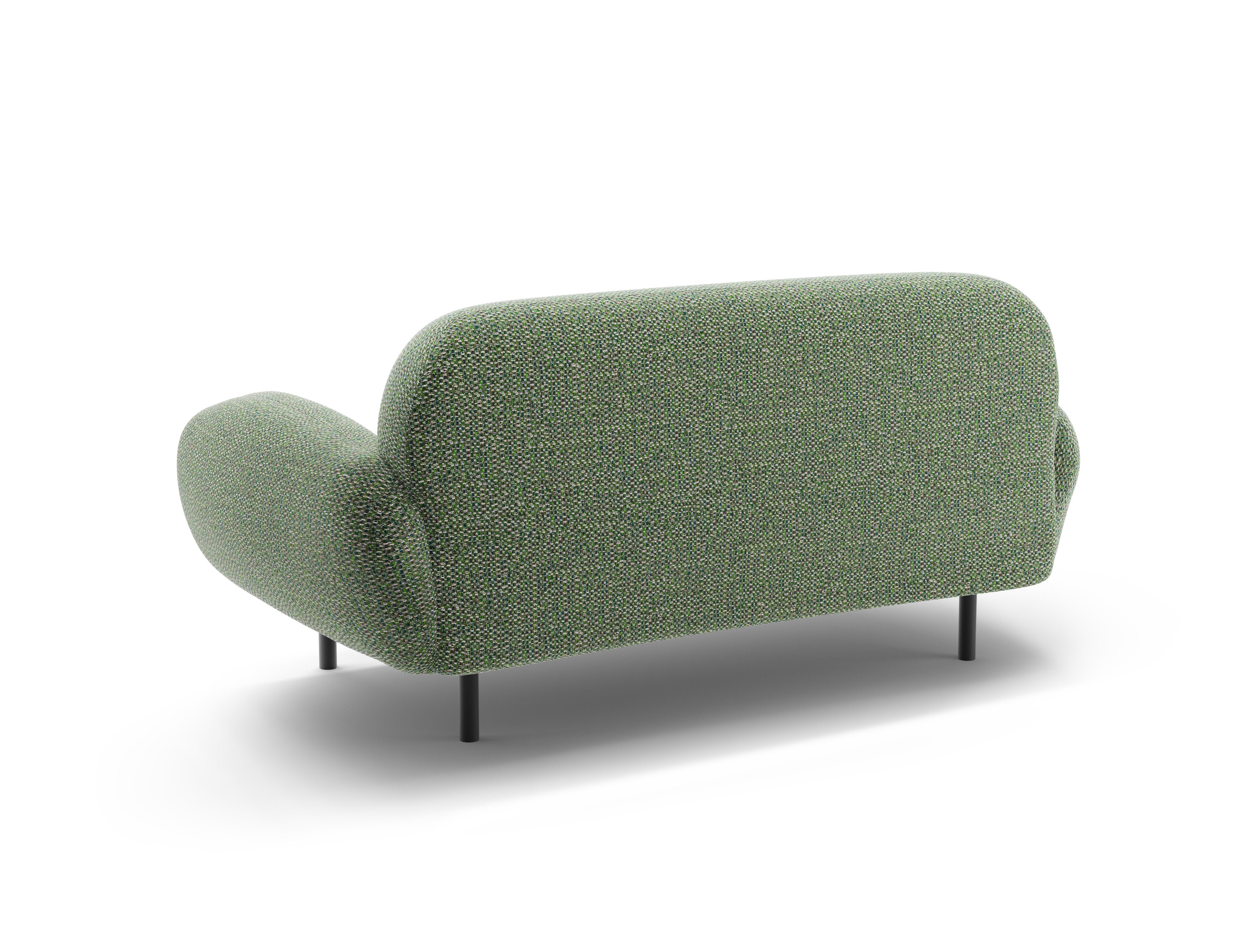 2-seater Sofa POPPY green chenille