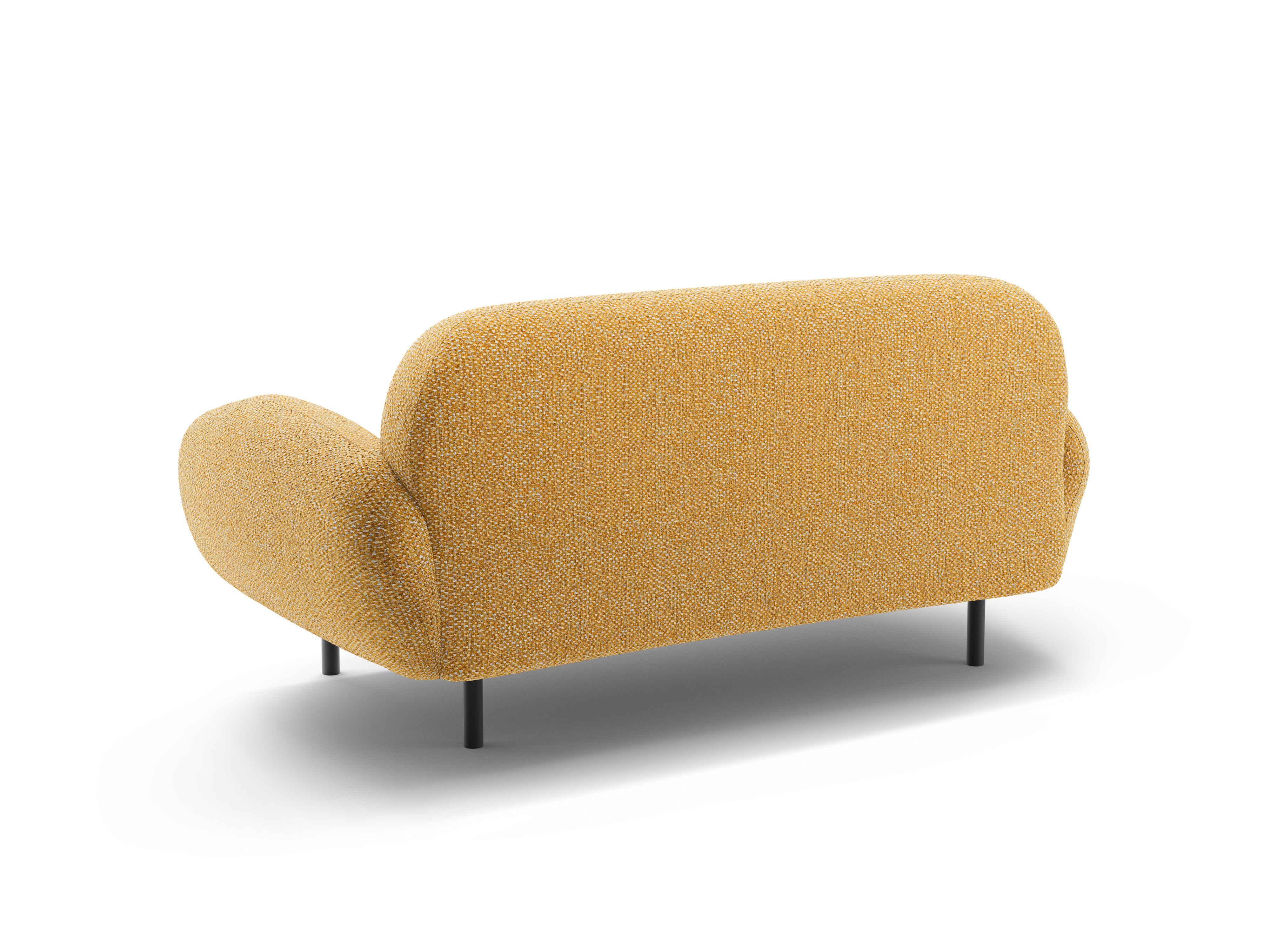 2-seater Sofa POPPY mustard chenille