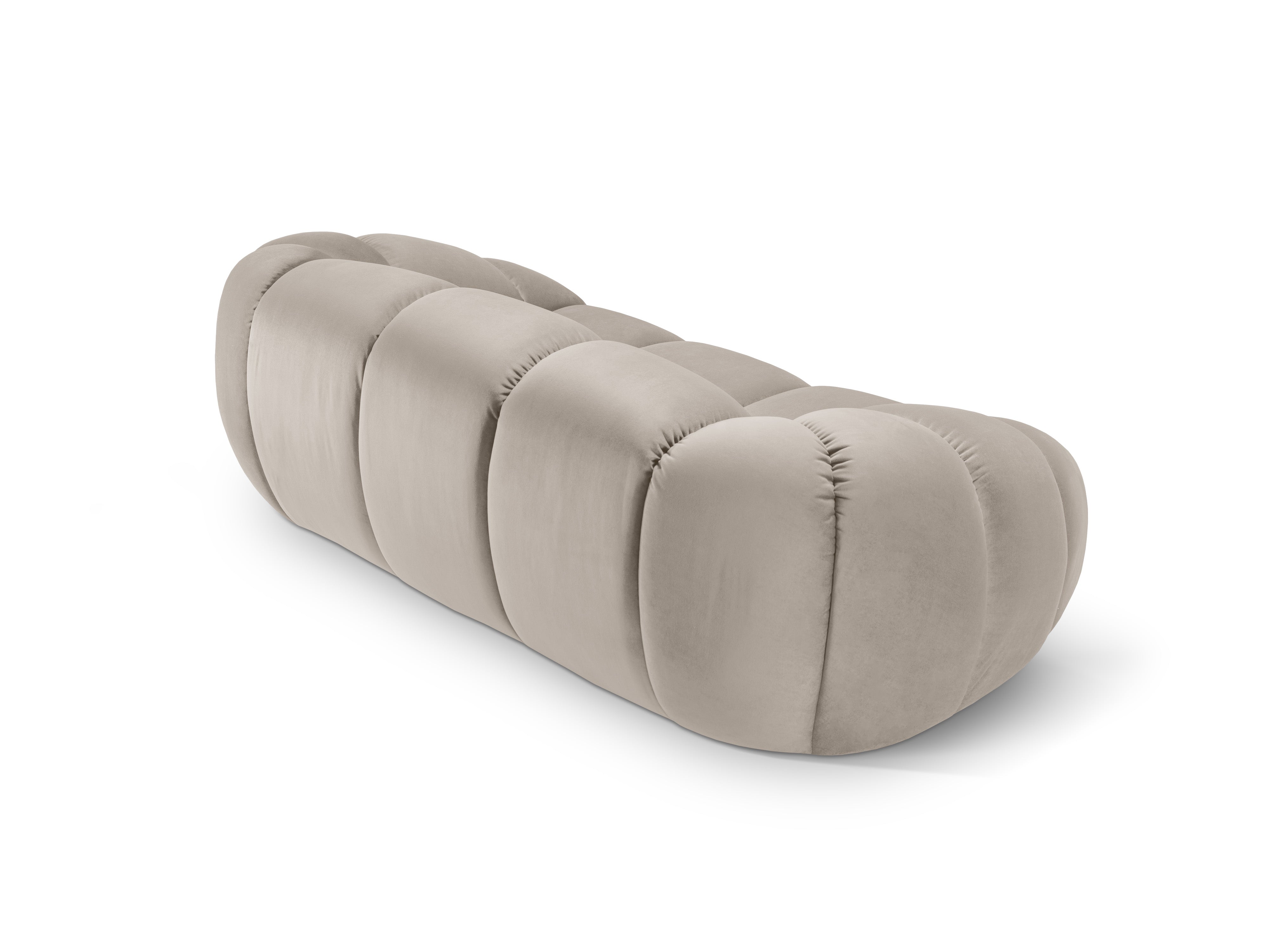 Sofa aus Samt 2-sitzig DIANA beige