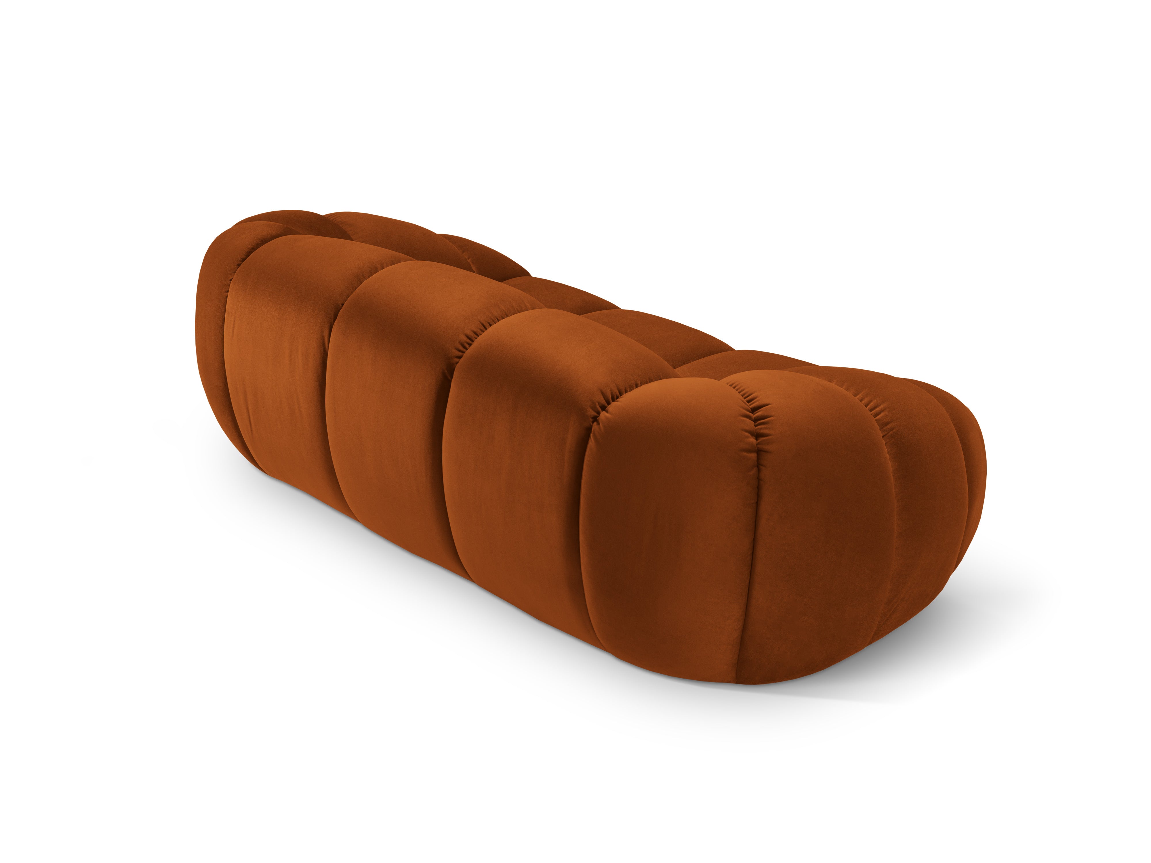 Sofa aus Samt 2-sitzig DIANA terrakotta