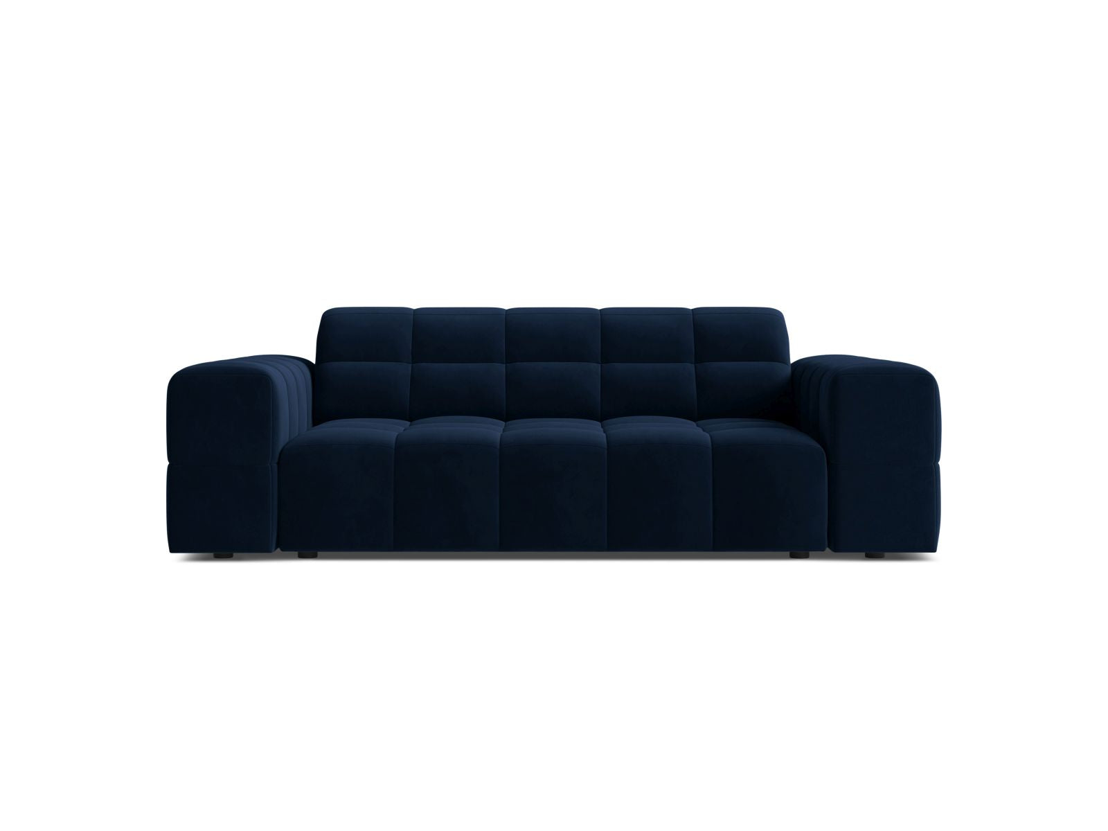 Sofa aksamitna 2-osobowa JENNIFER kobaltowy Bluvel – Micadoni