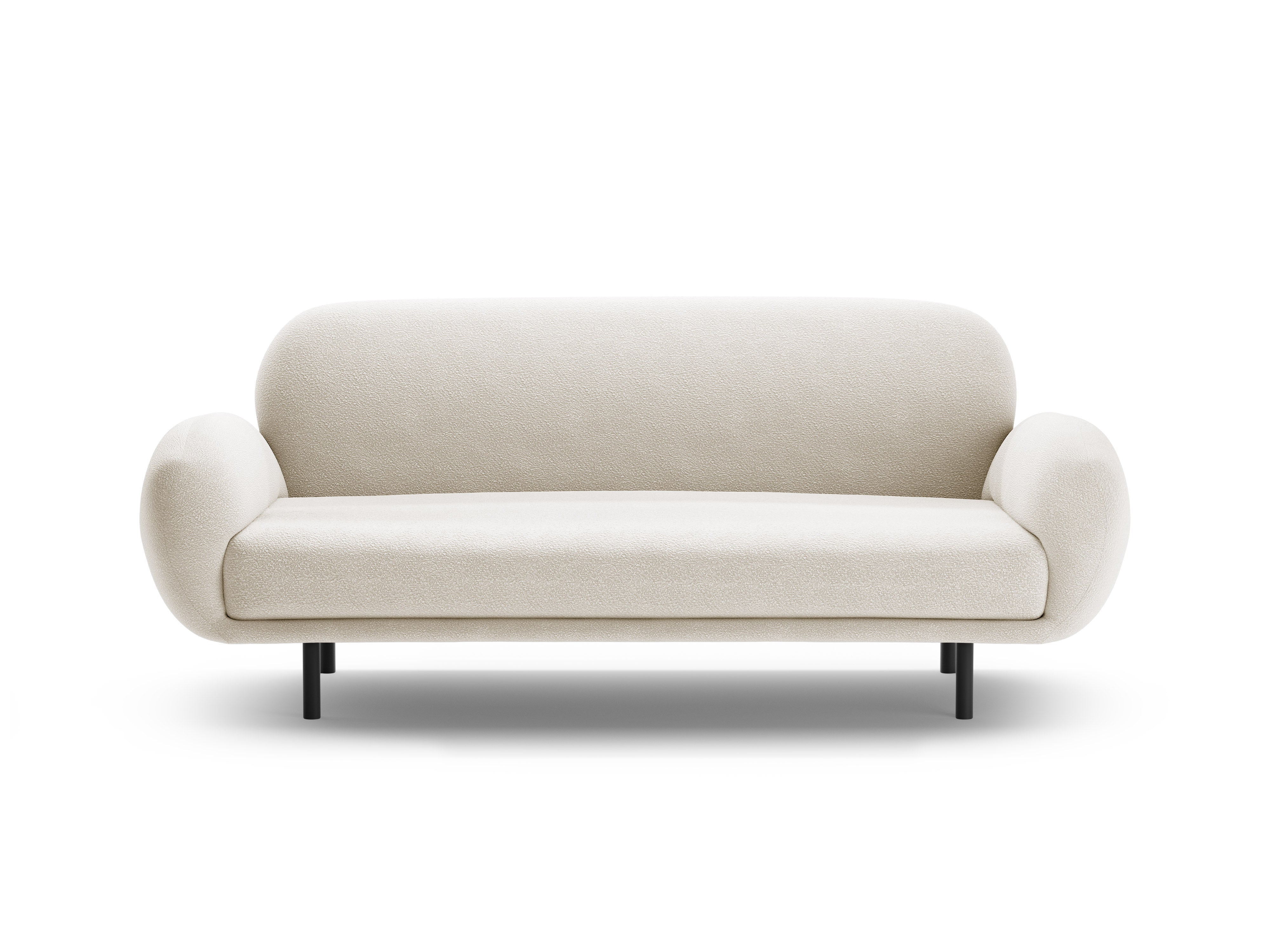 2.5-seater Sofa POPPY white boucle