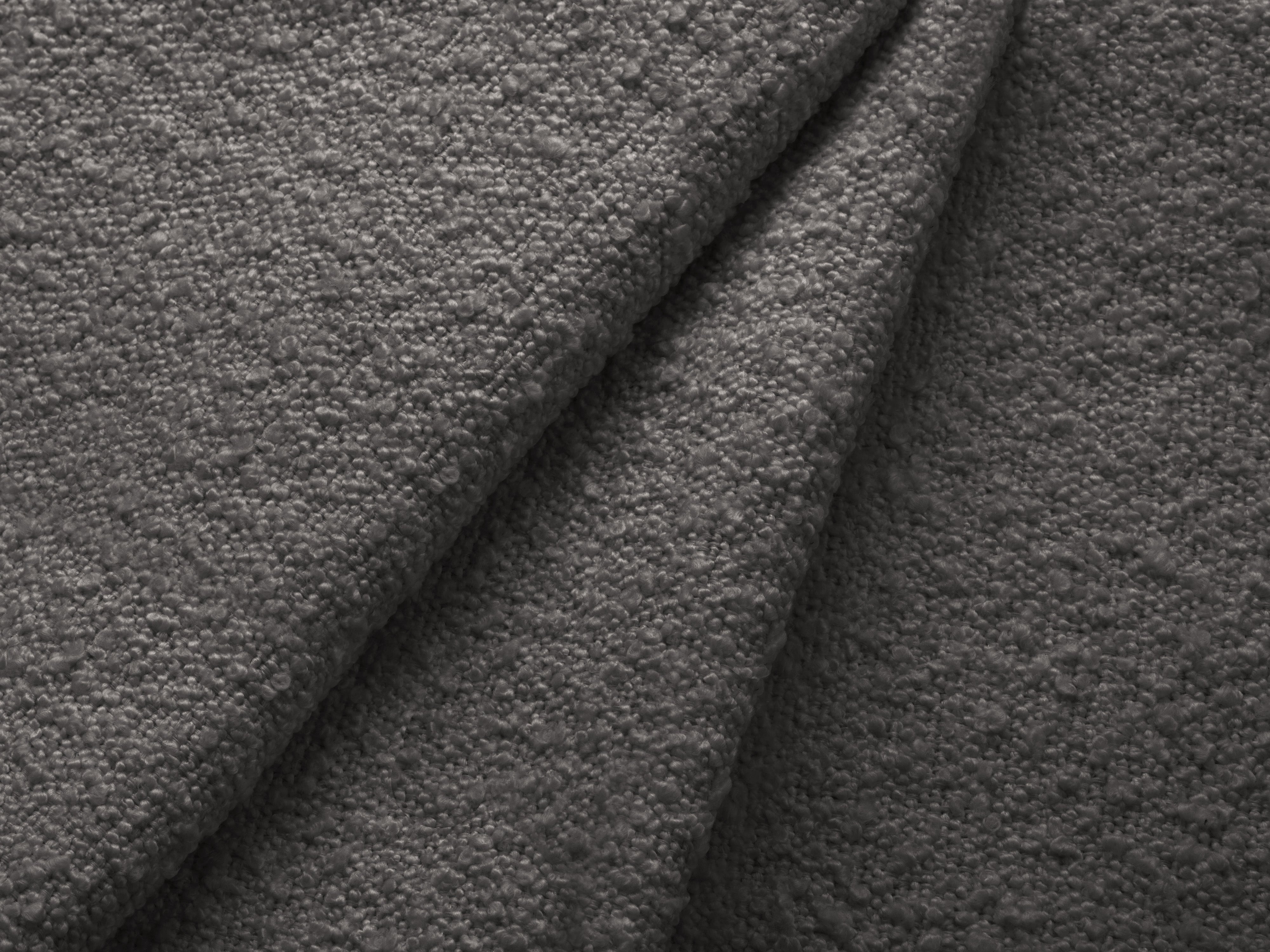 2.5-seater Sofa POPPY dark gray boucle