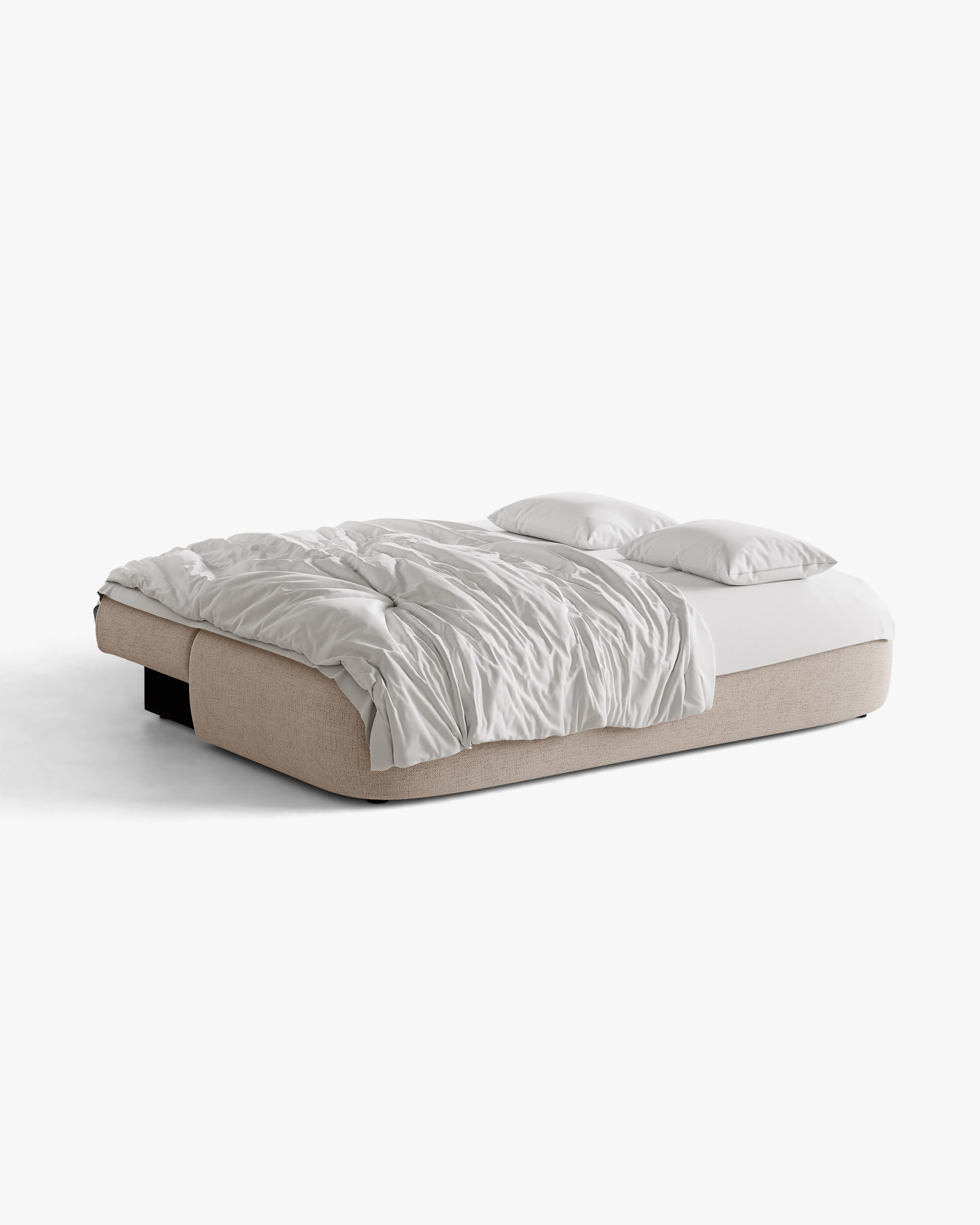 3-Seater Sofa with Sleeping Function HENA Cappuccino