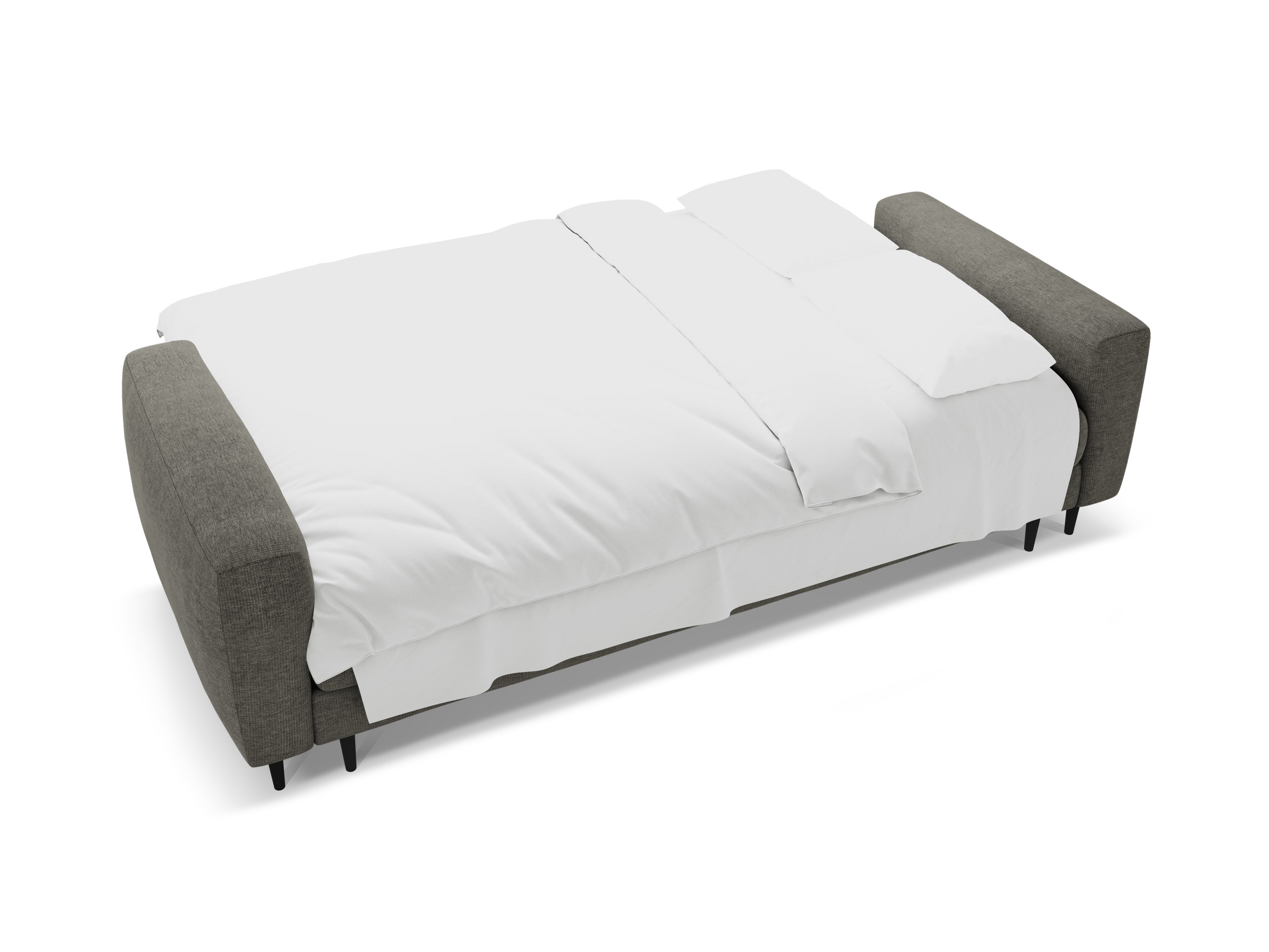 3-Seater Sofa with Sleeping Function BEMY Gray