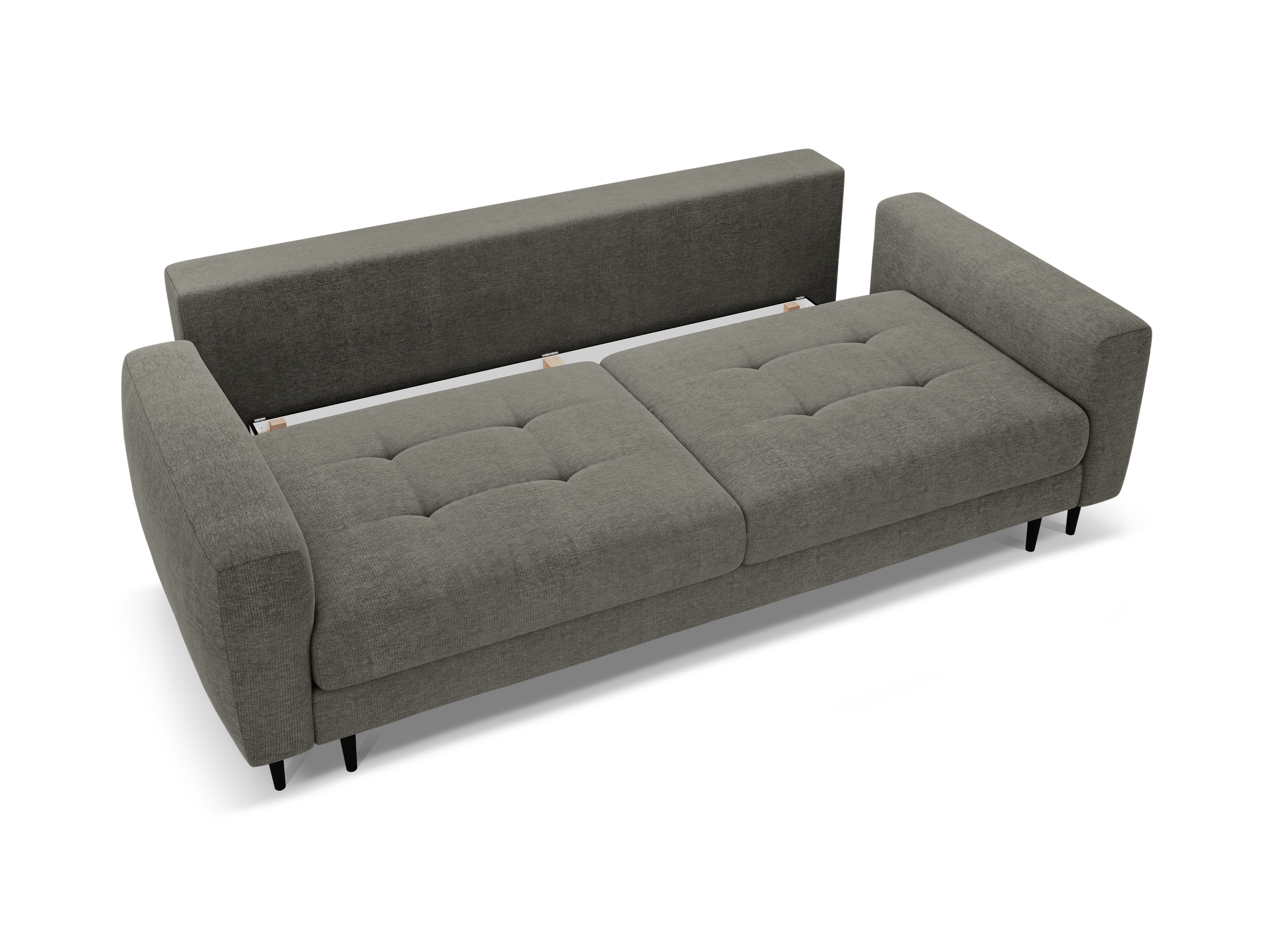 3-Seater Sofa with Sleeping Function BEMY Gray