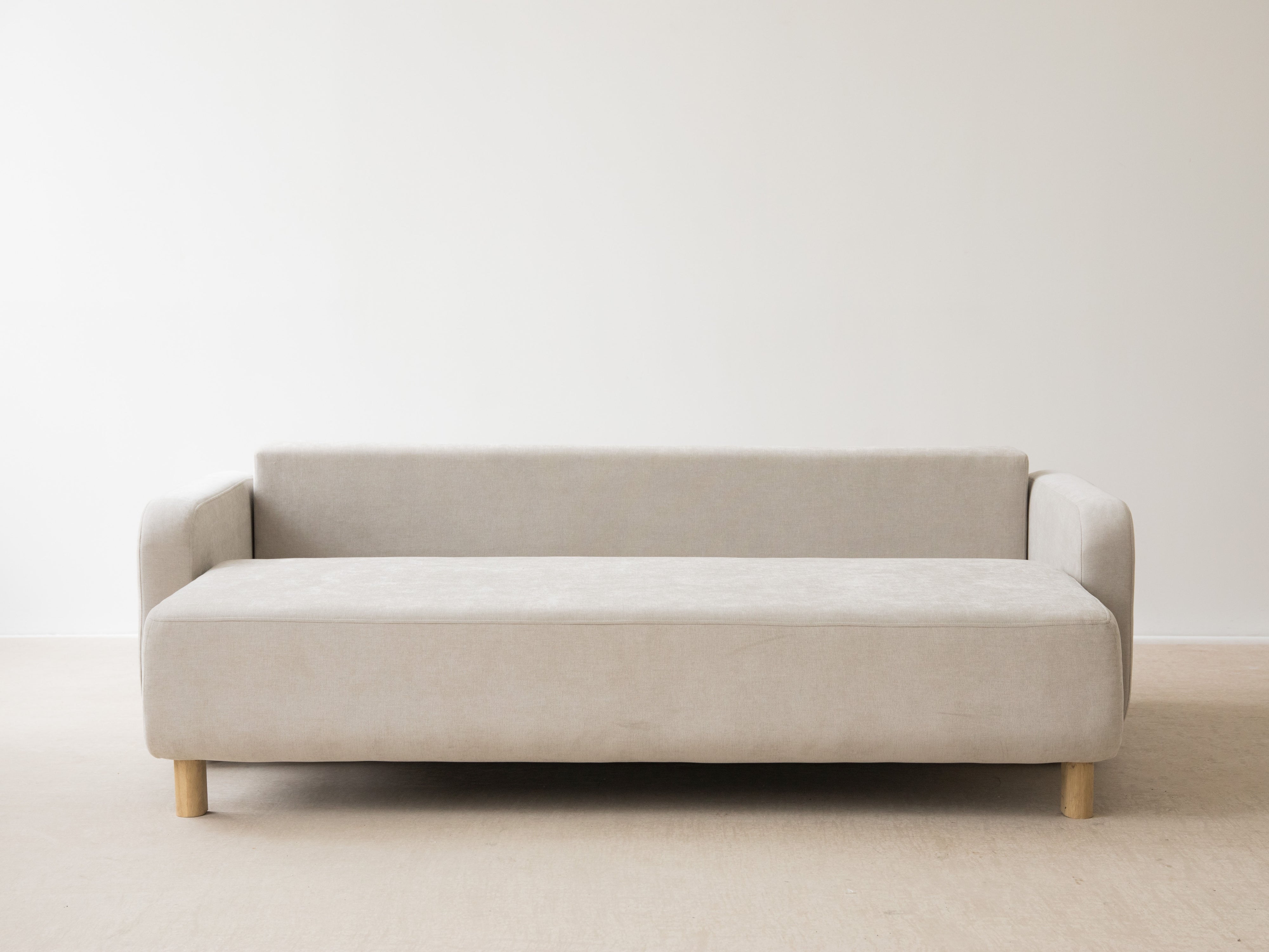 Sofa 3-Sitzer mit Schlaffunktion ELEN marineblaues Chenille [Monika] [Julia spr]