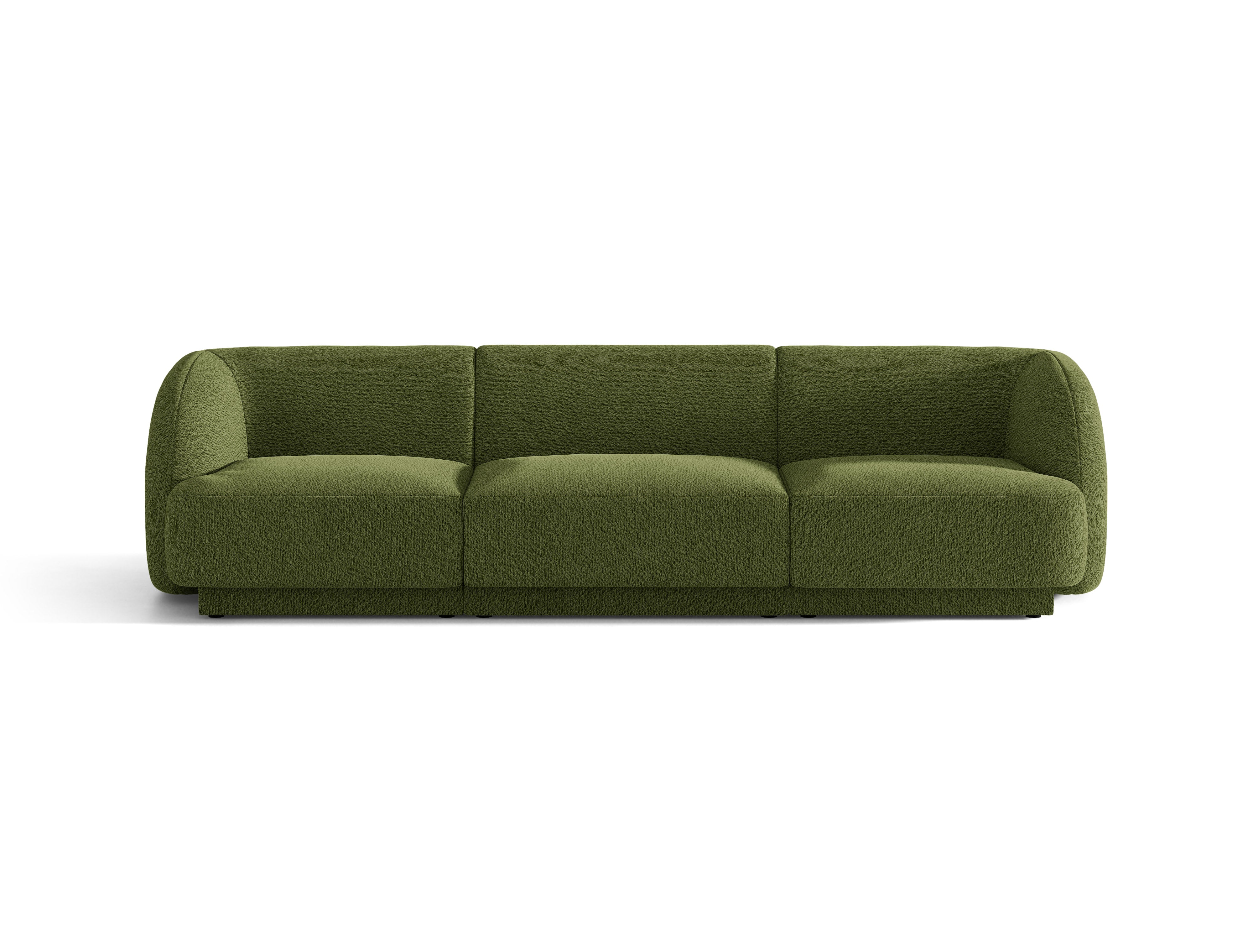 3-seater Sofa MILEY green boucle