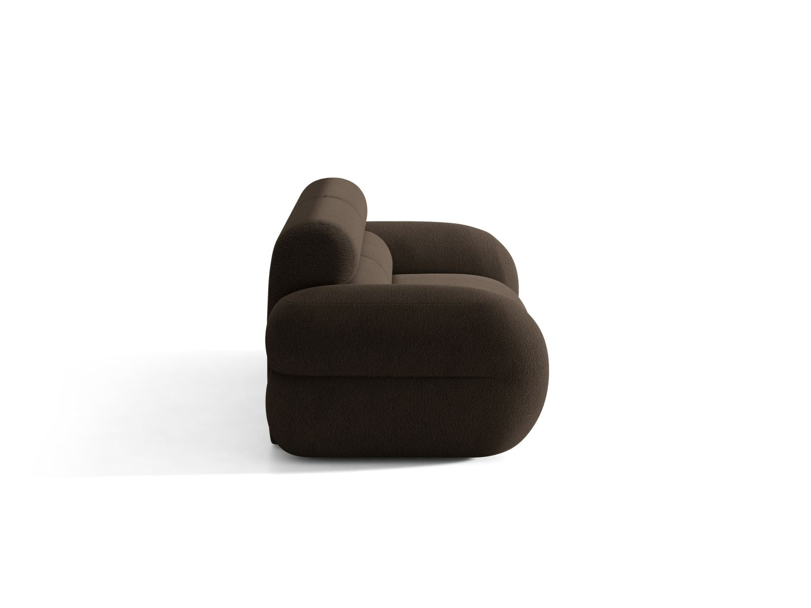 NEO Brown Boucle 3-Seater Sofa