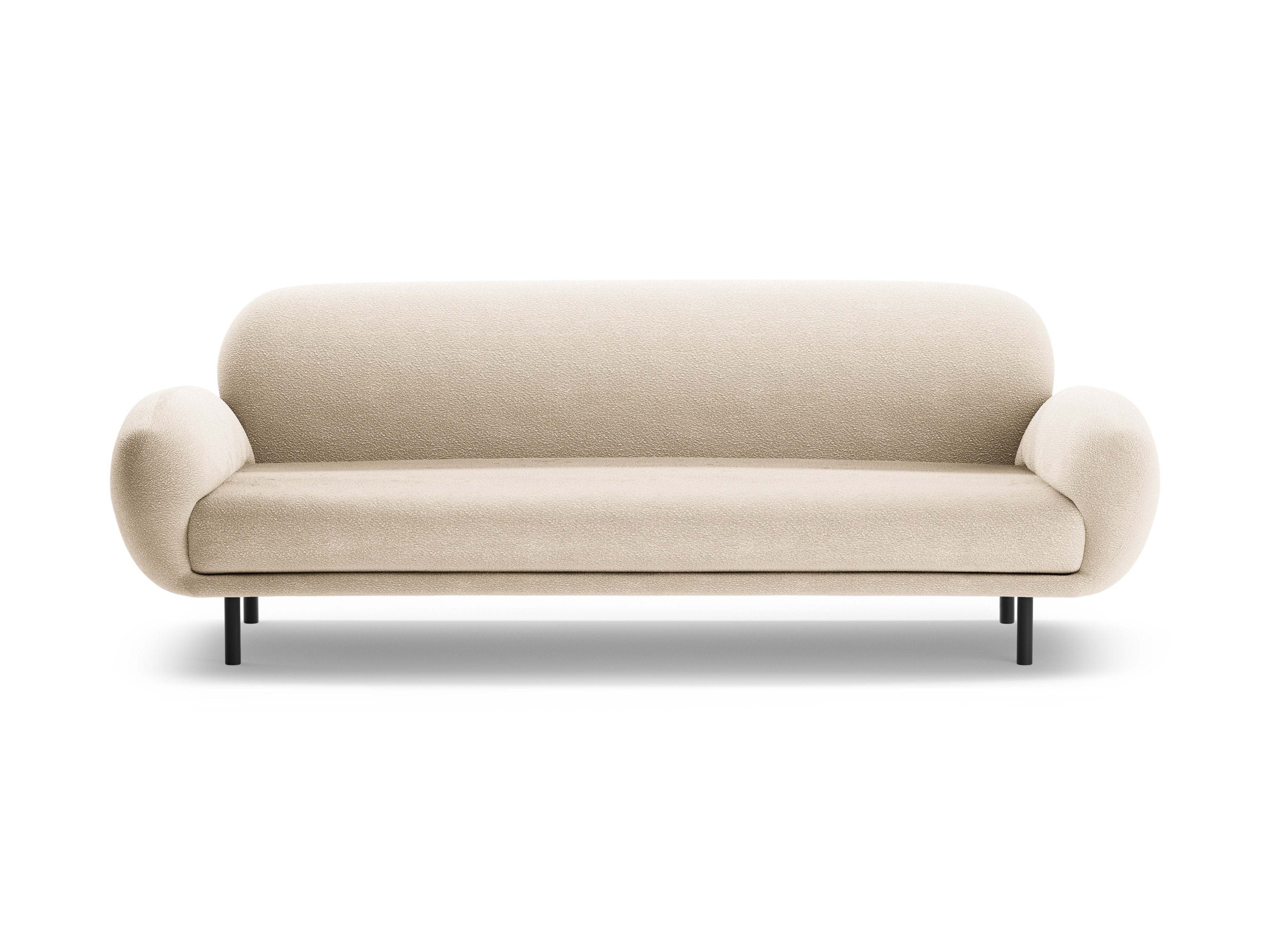 3-seater Sofa POPPY beige boucle