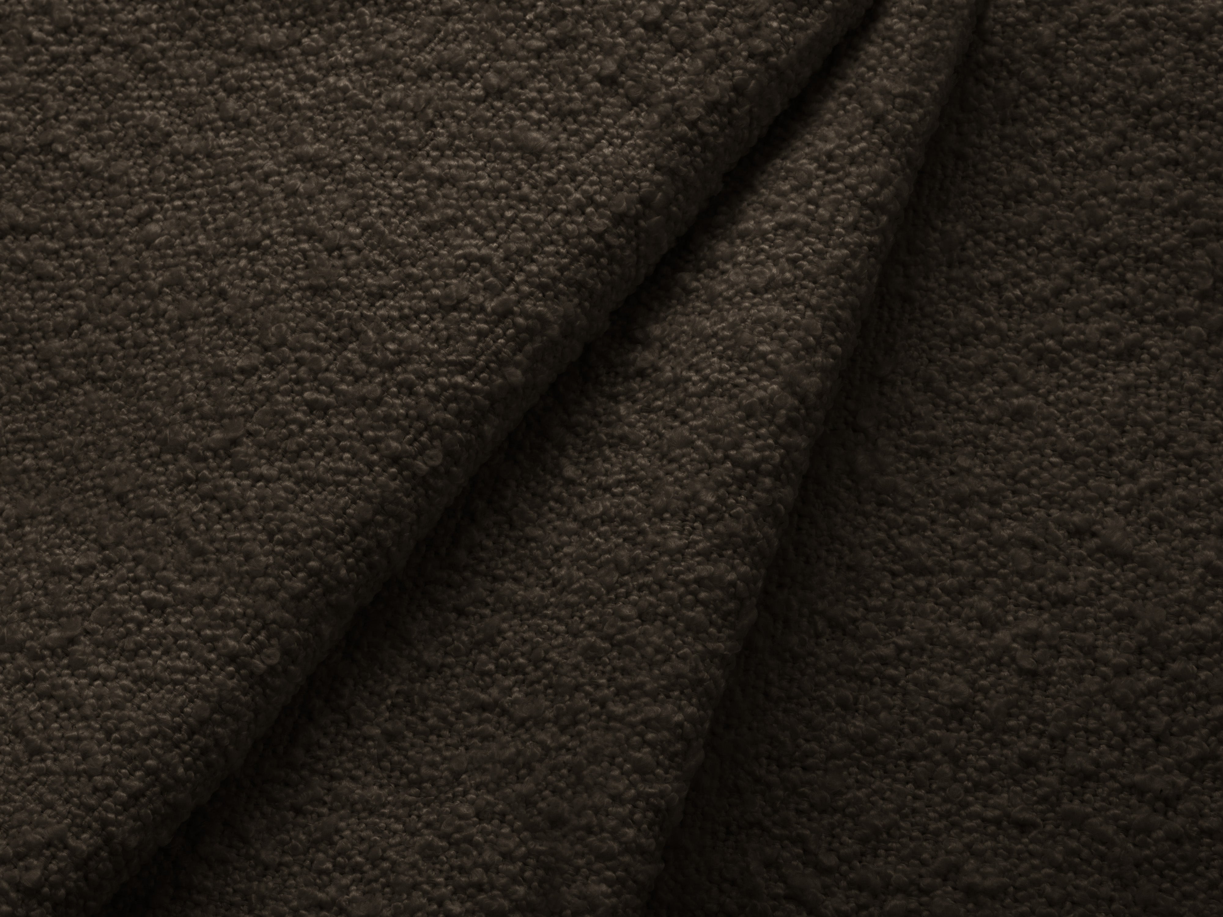 3-seater Sofa POPPY brown boucle