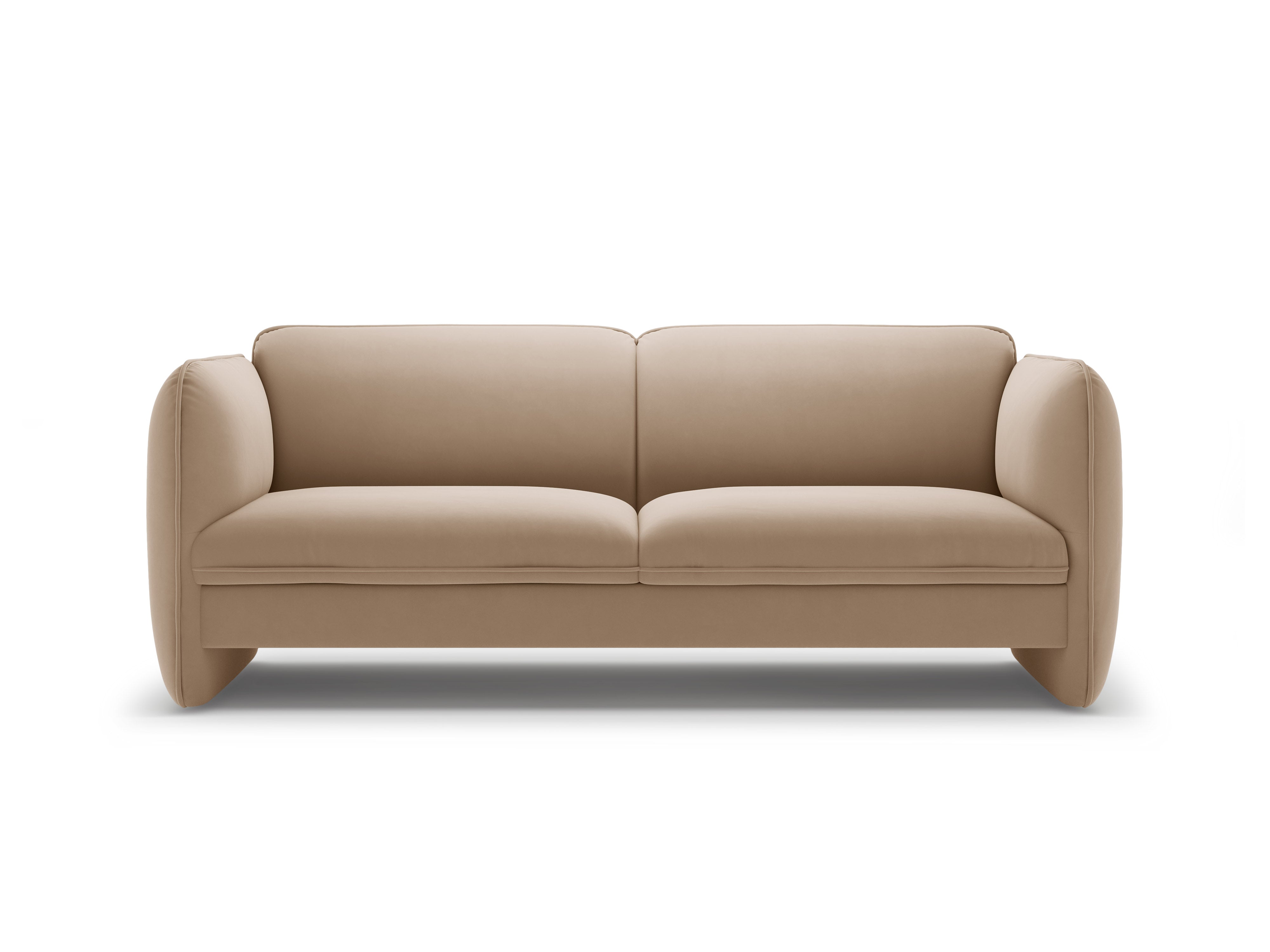 3-Seater Velvet Sofa GEORGIA Beige