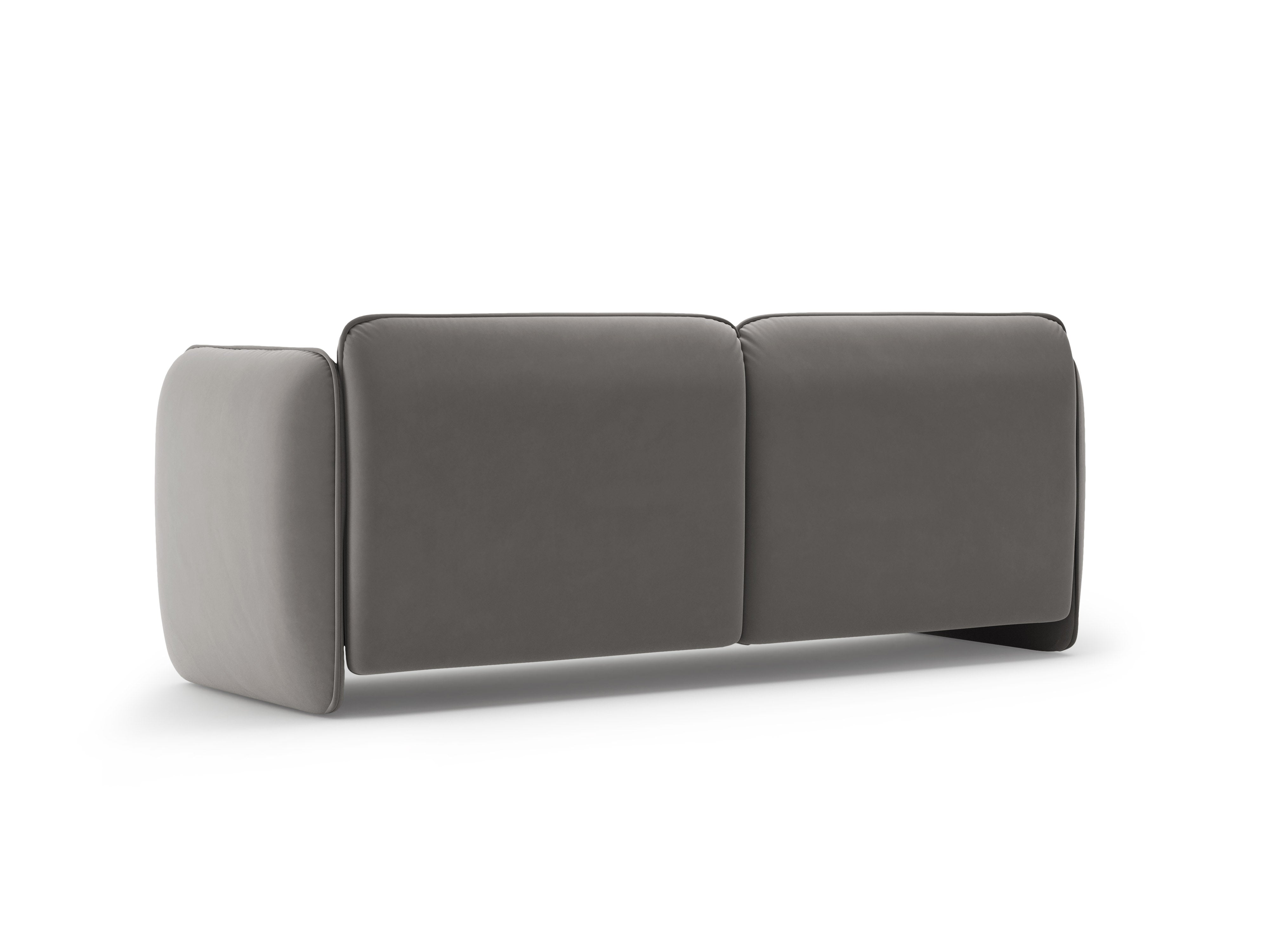 3-Seater Velvet Sofa GEORGIA Gray