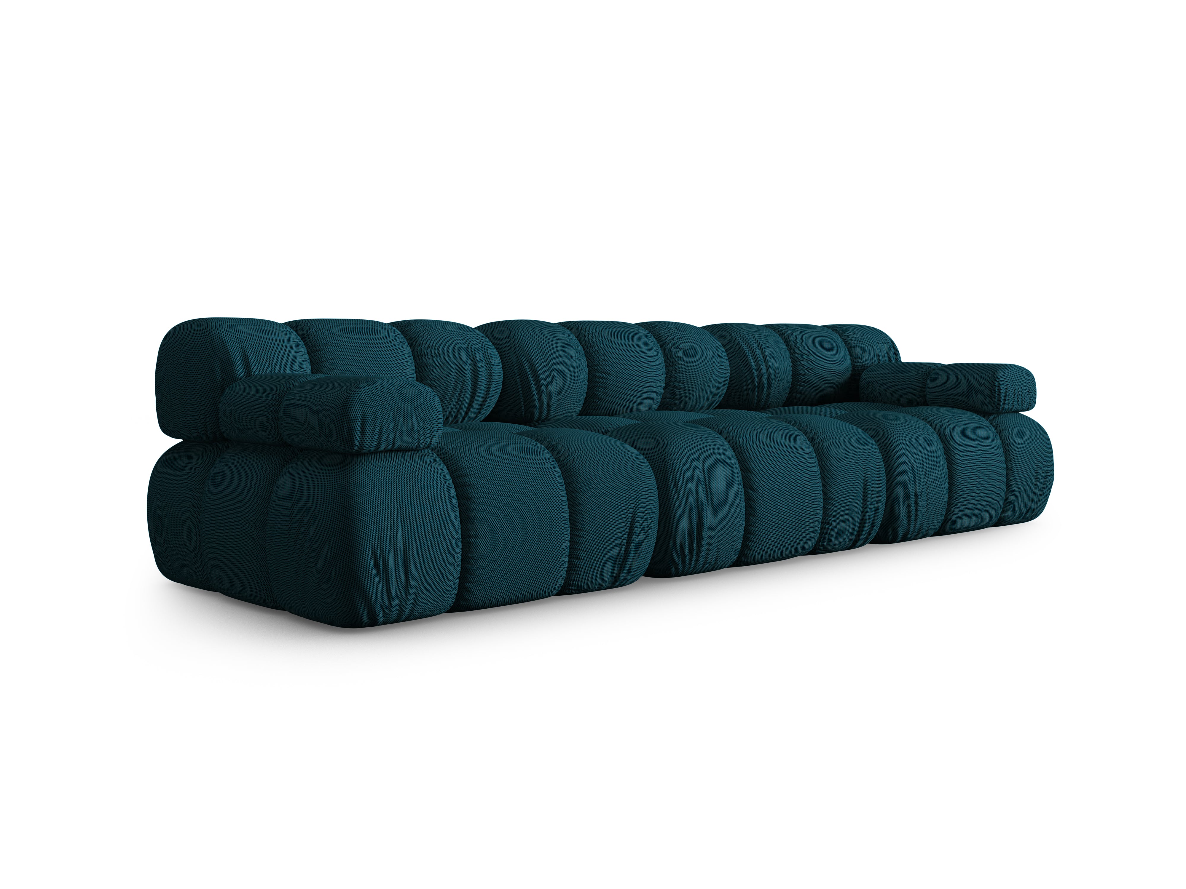 3-Seater Modular Sofa BELLIS in Sea Green 3D Fabric