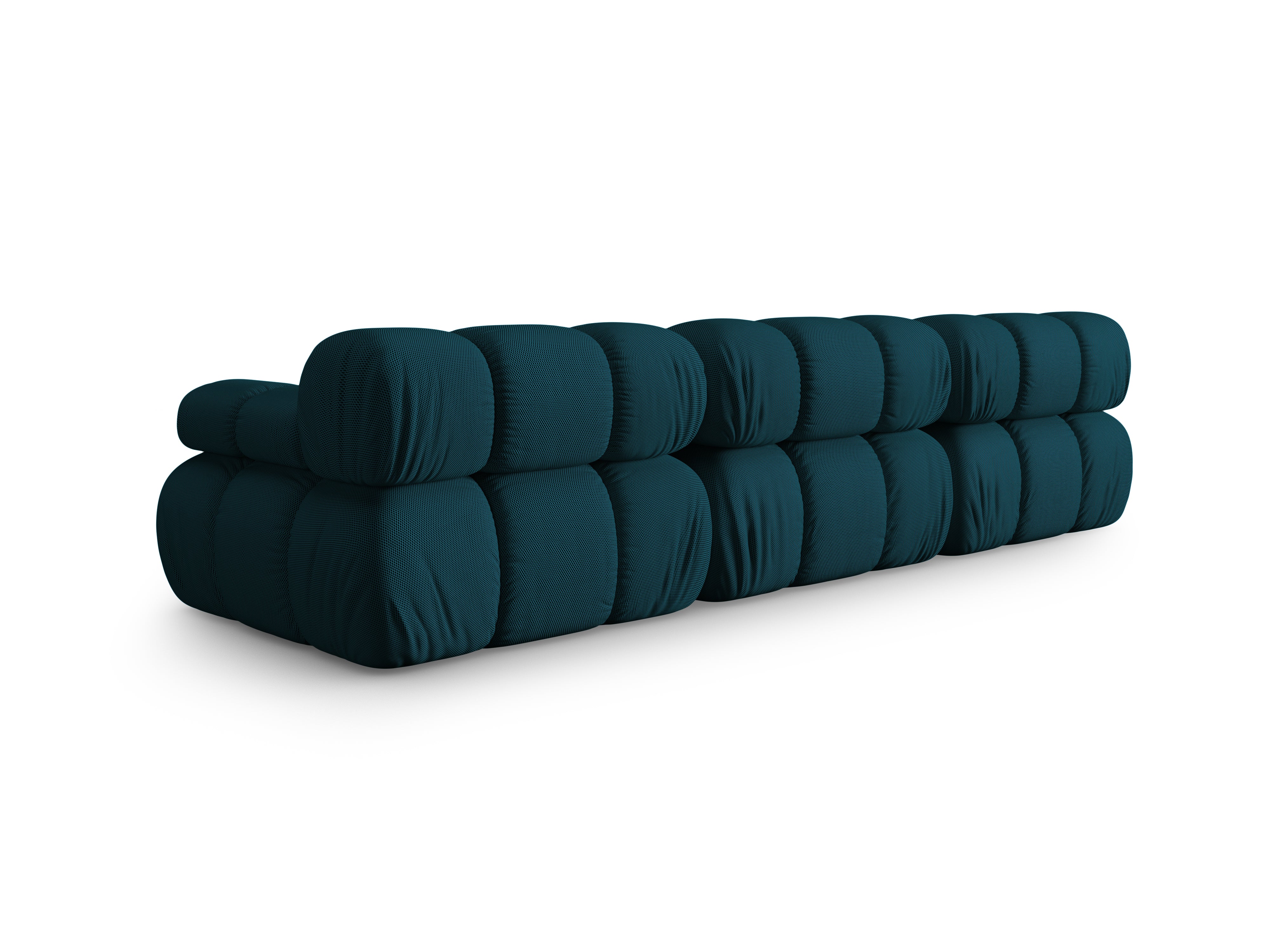 3-Seater Modular Sofa BELLIS in Sea Green 3D Fabric