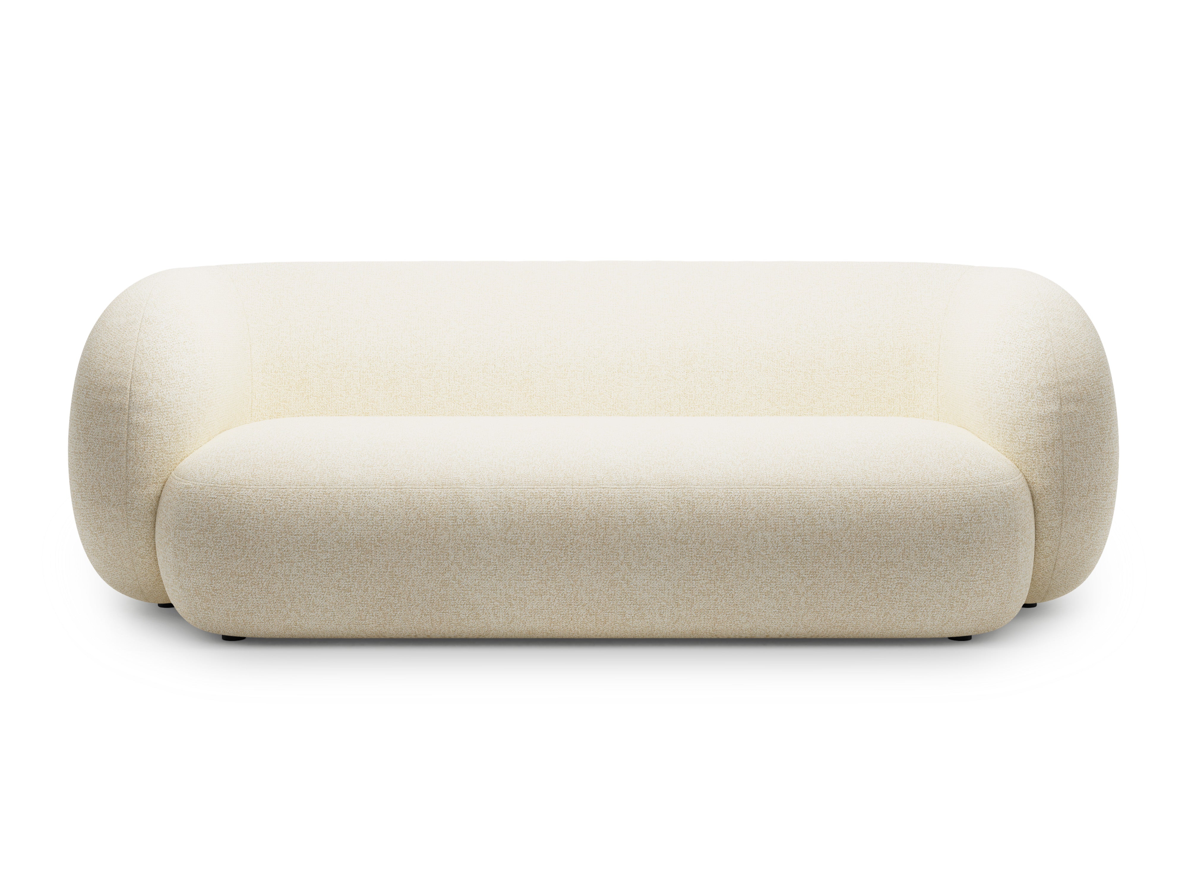 Sofa 3-Sitzer KATE hellbeige Melange