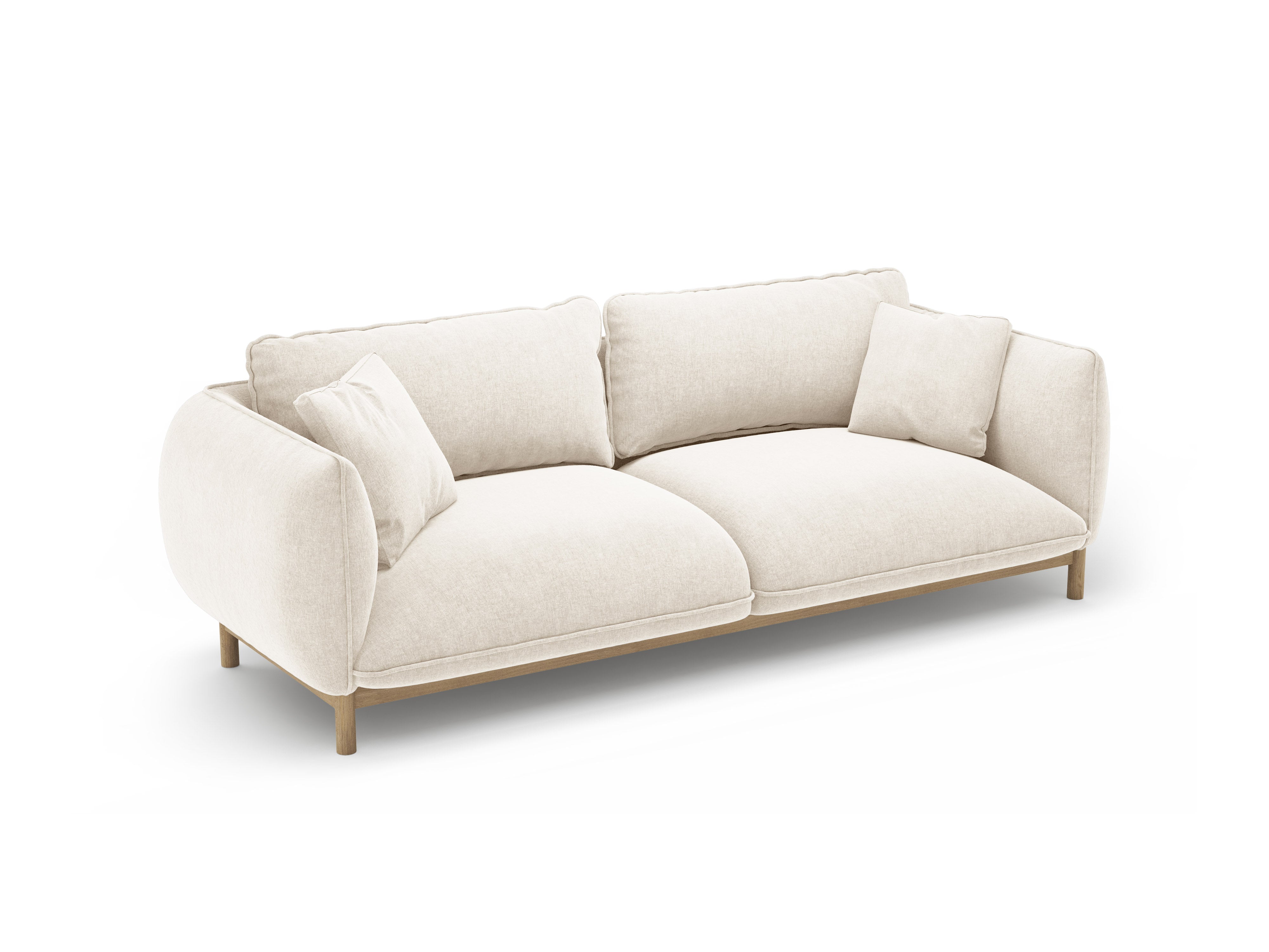 3-seater Sofa ADA ivory chenille