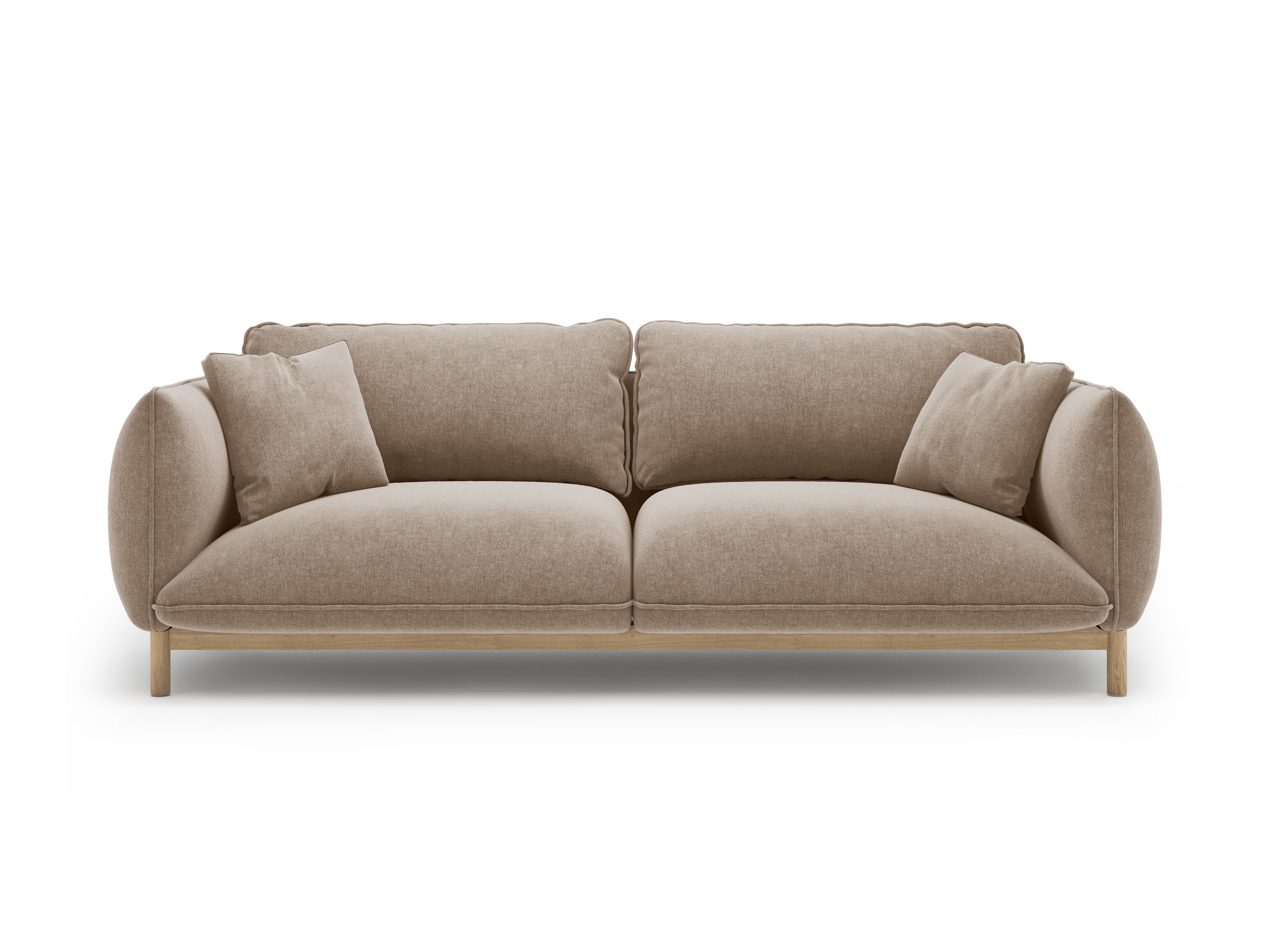Sofa 3-Sitzer ADA sandfarbener Chenille