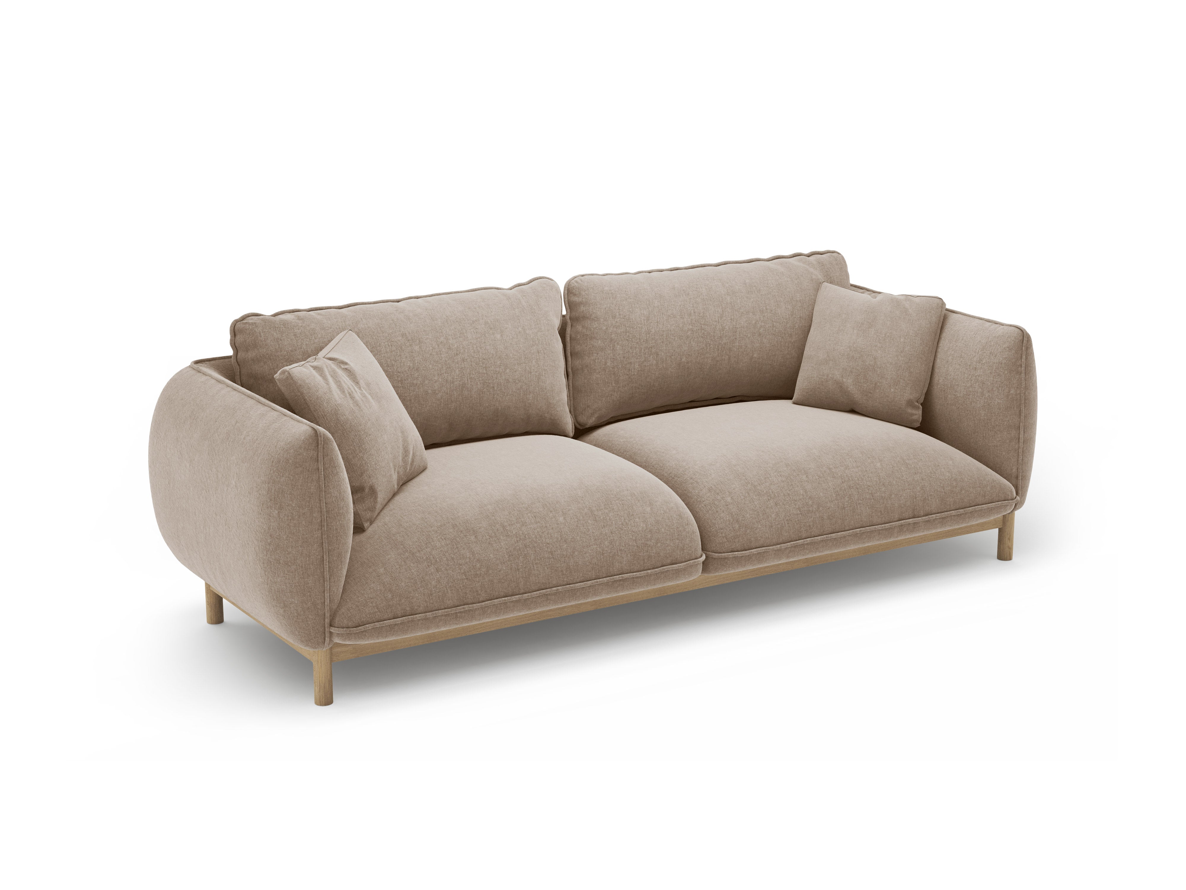 Sofa 3-Sitzer ADA sandfarbener Chenille
