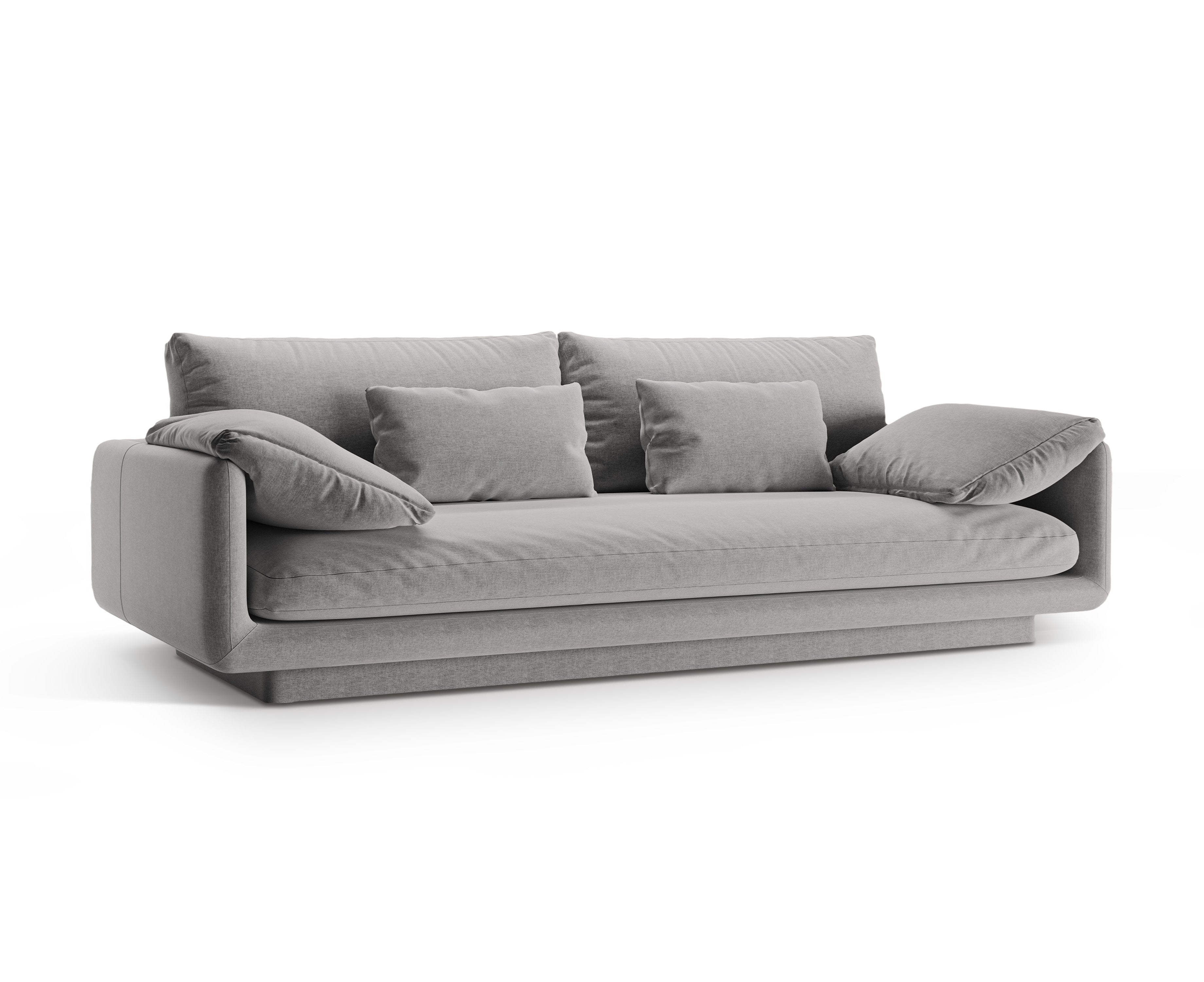 Sofa 3-osobowa TORINO jasnoszary