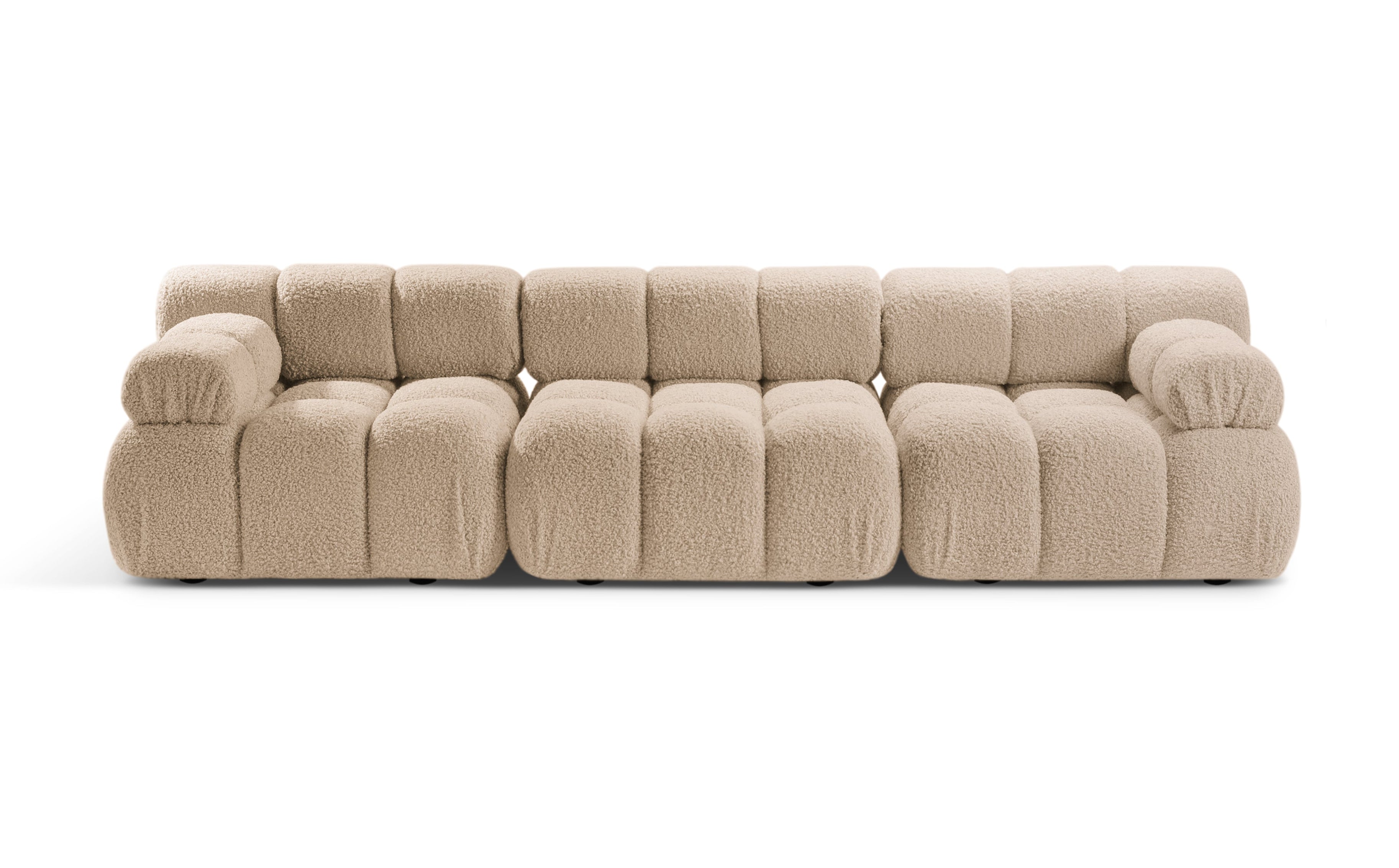 BELLIS Sand Boucle 3-Seater Modular Sofa