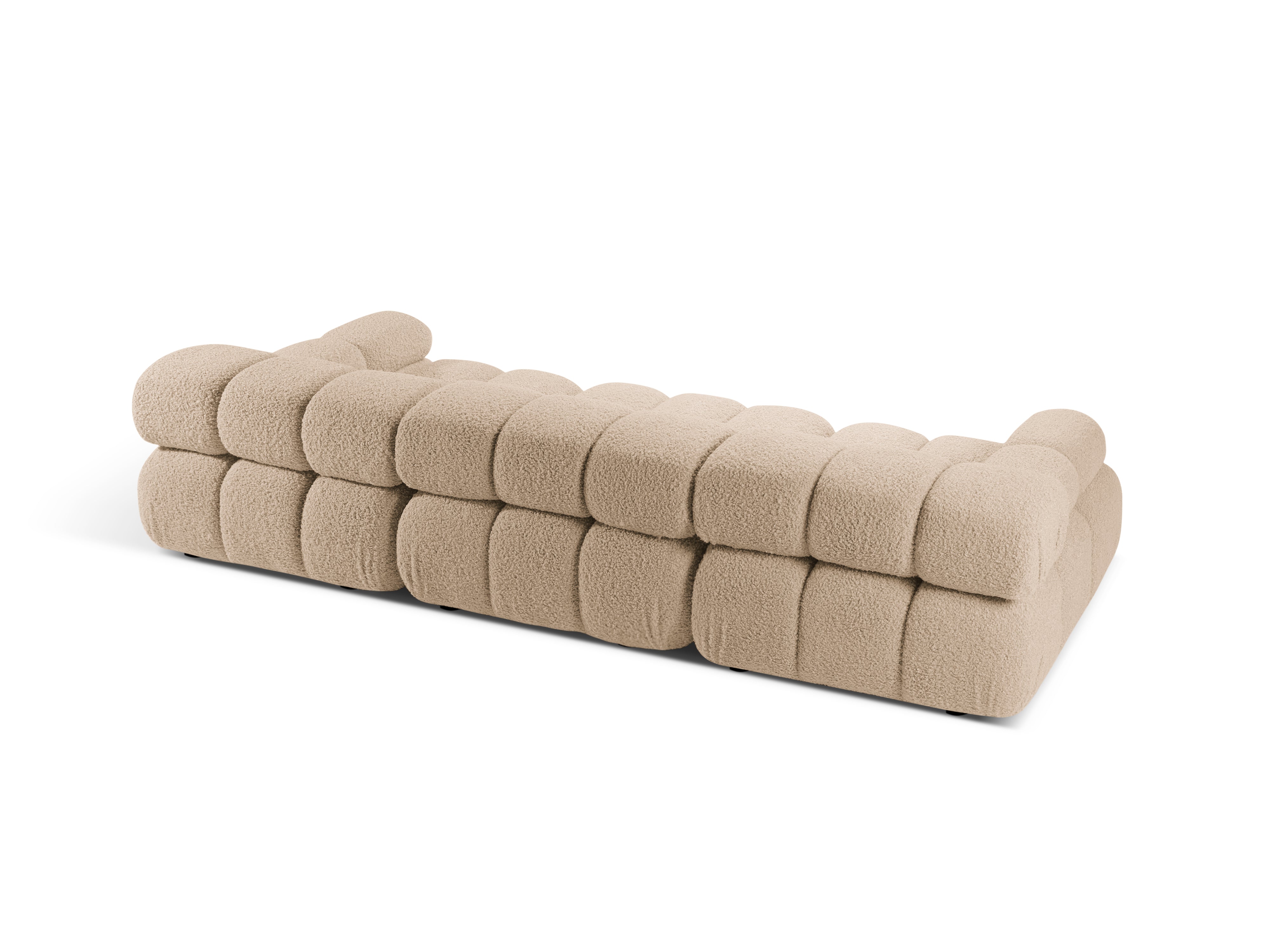 BELLIS Sand Boucle 3-Seater Modular Sofa