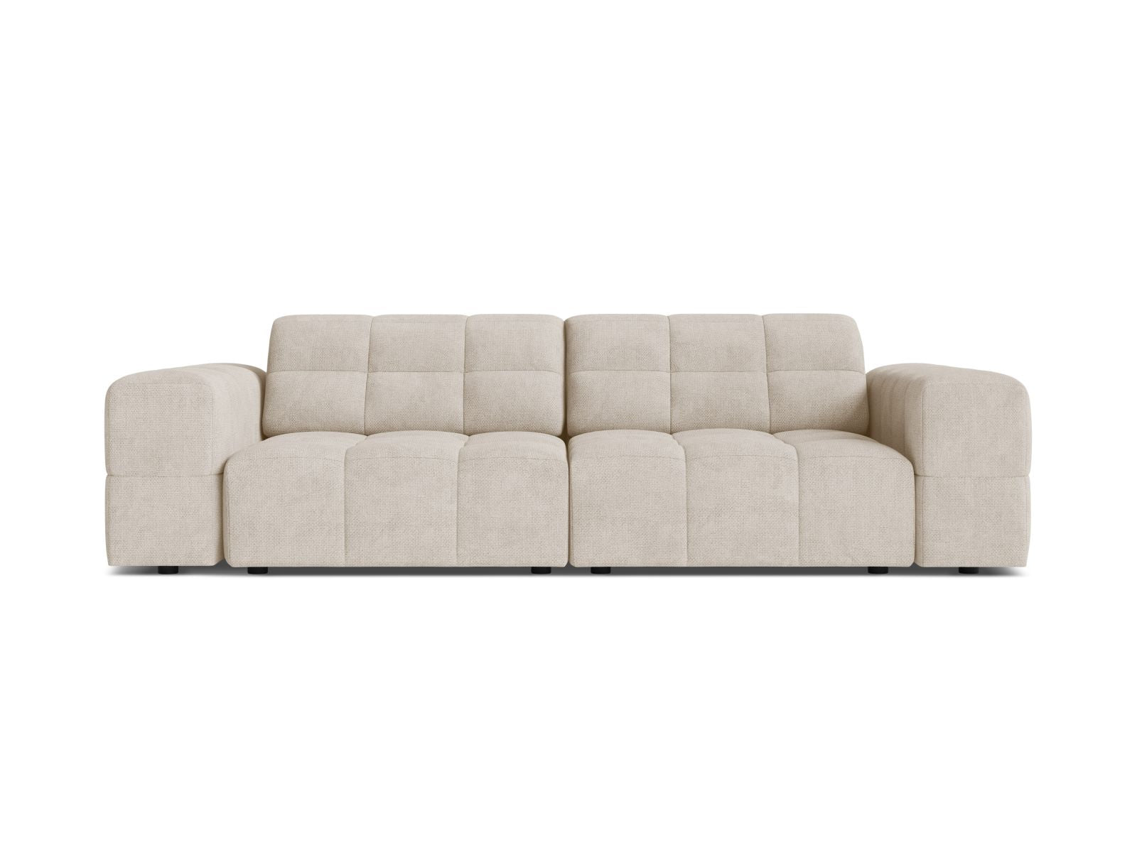 Sofa 3-osobowa JENNIFER jasnobeżowy szenil – Micadoni