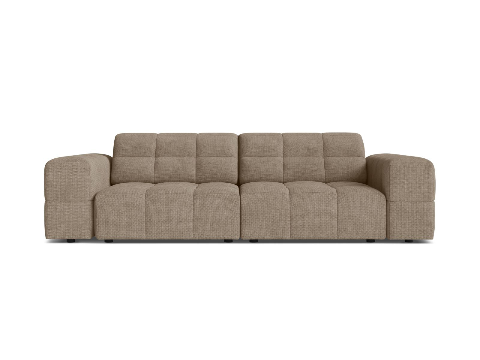 Sofa 3-osobowa JENNIFER ciemnobeżowy szenil – Micadoni