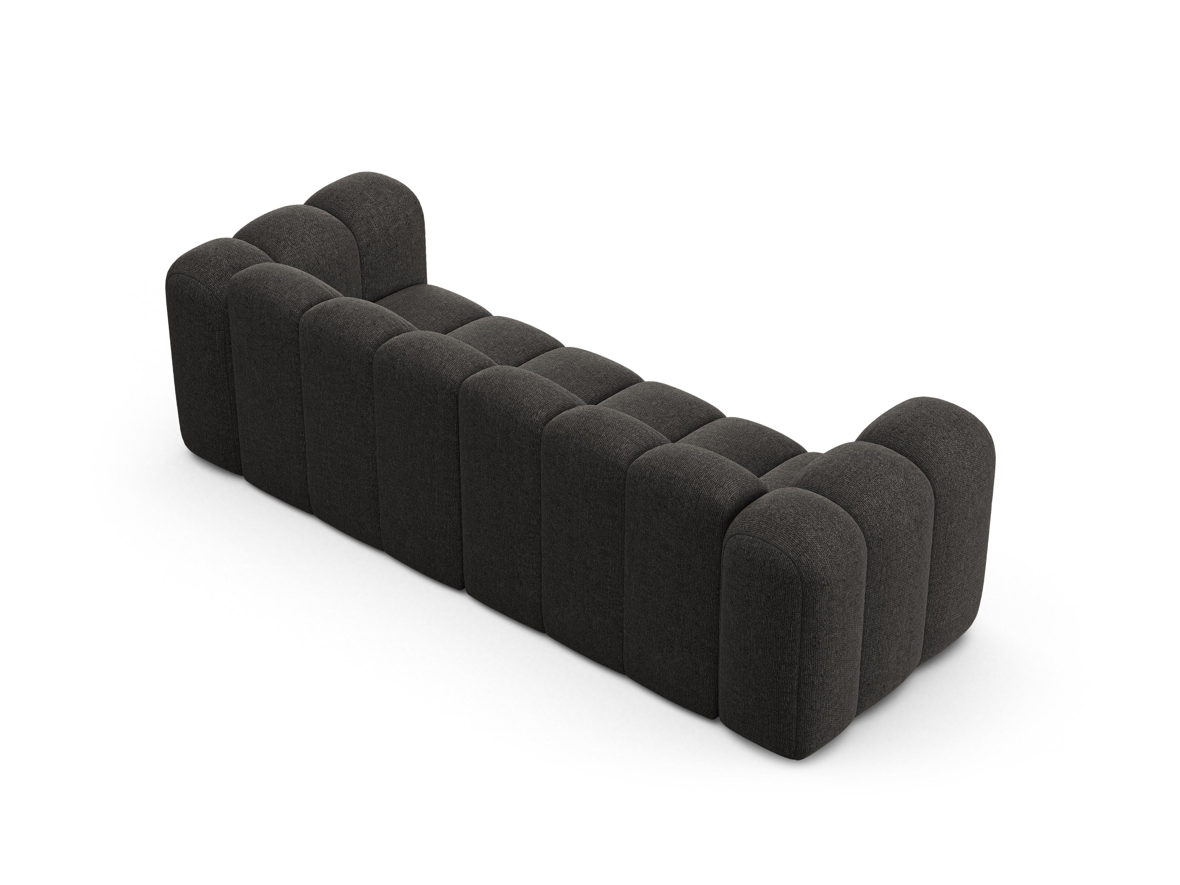 Sofa 3-osobowa LUPINE szary szenil do salonu – Micadoni