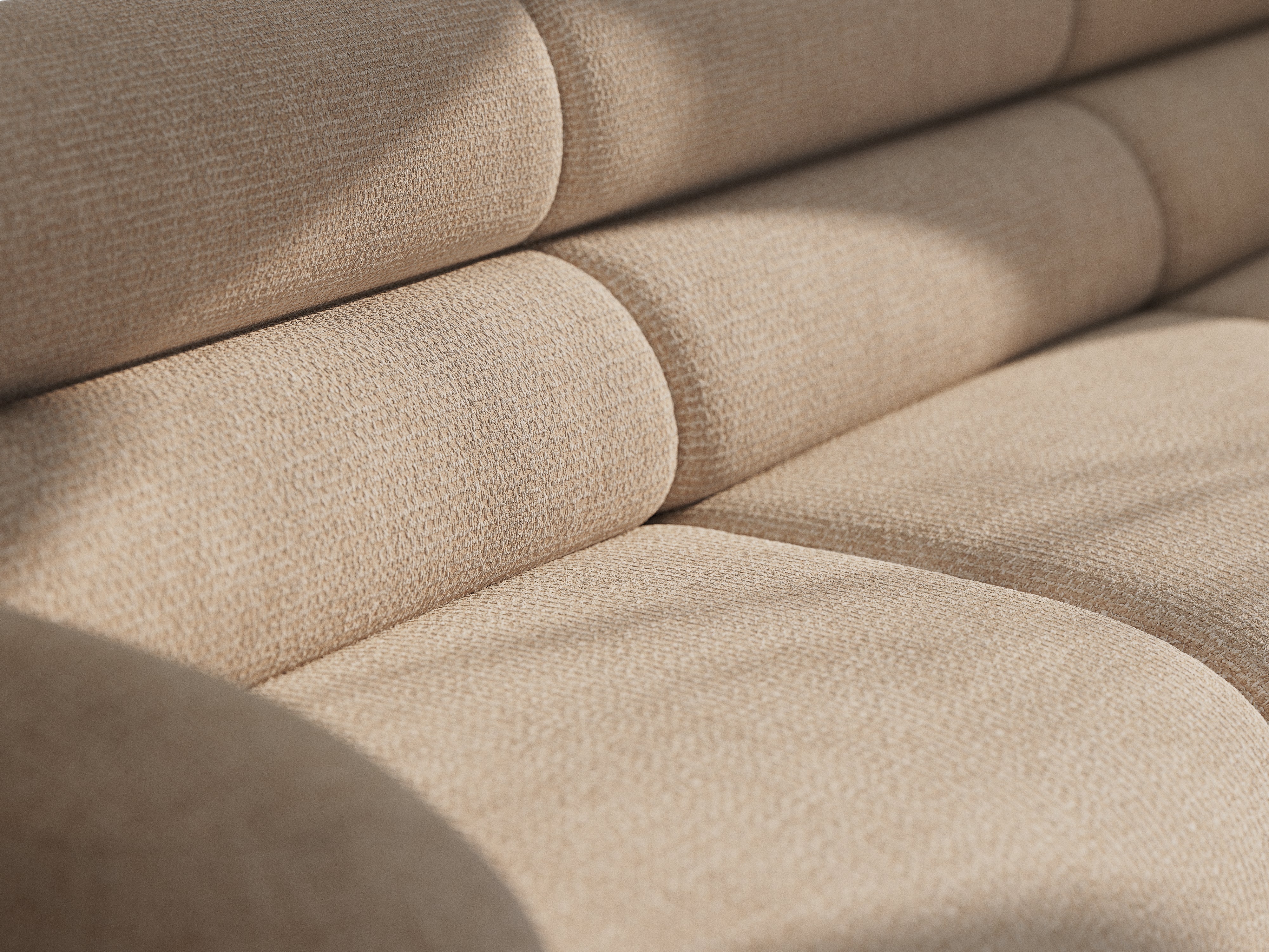 NEO 3-Seater Sofa in Sand Melange