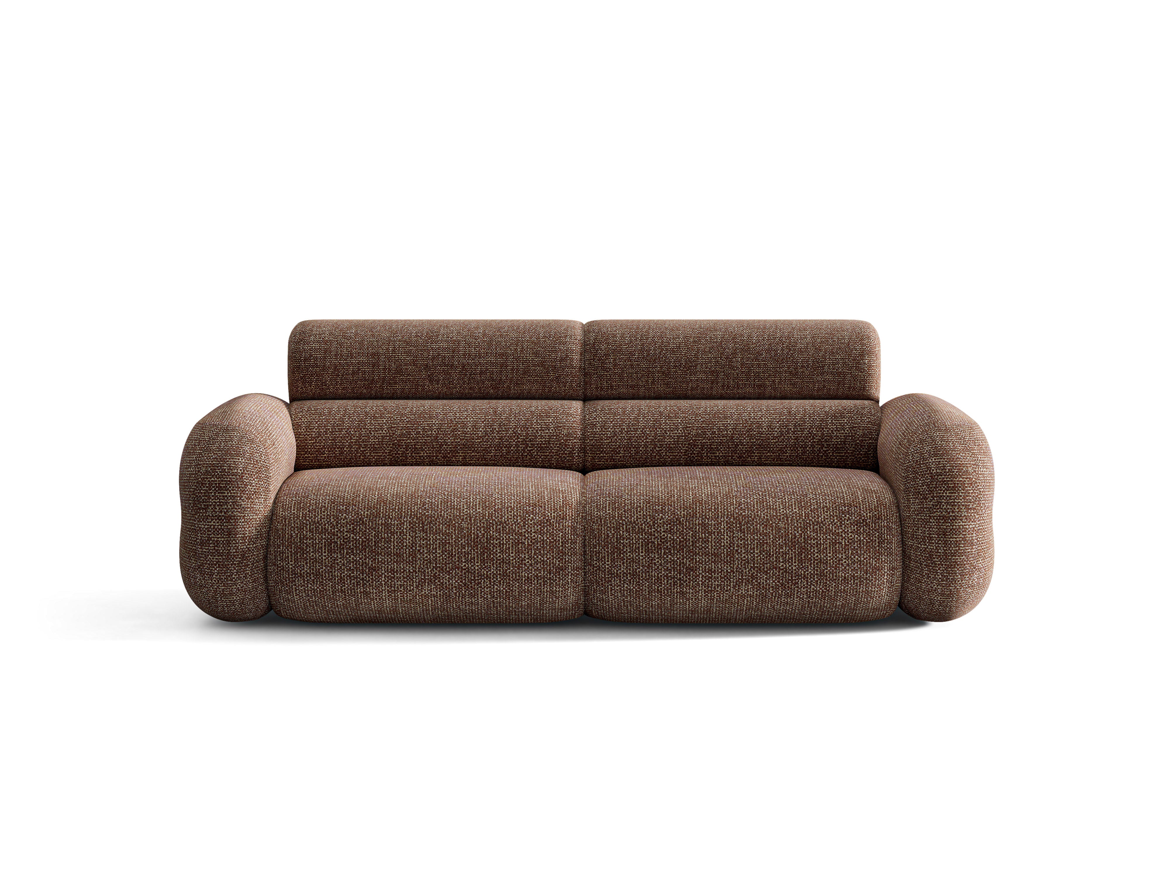 3-Seater Sofa NEO in Brown Melange