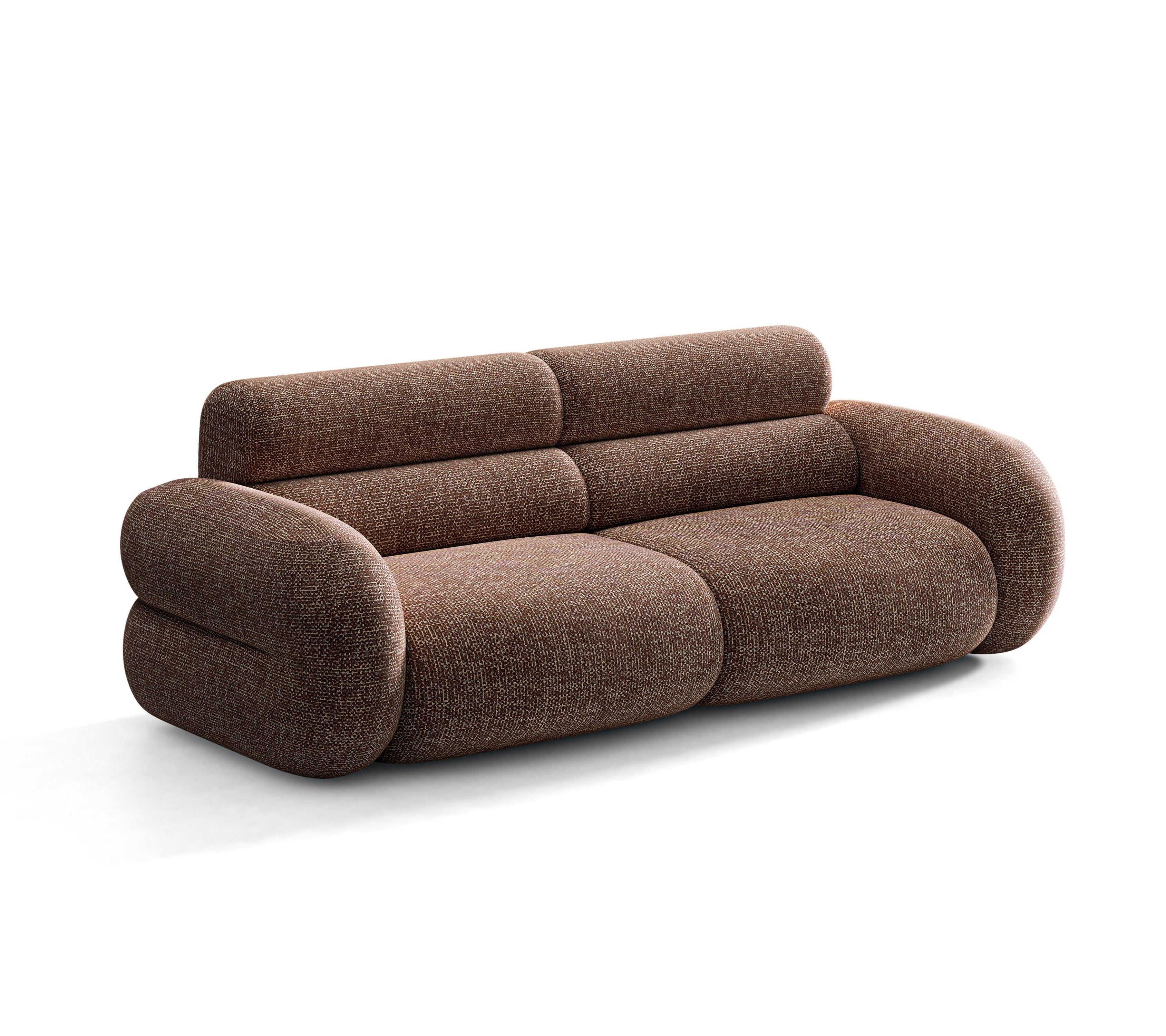 3-Seater Sofa NEO in Brown Melange
