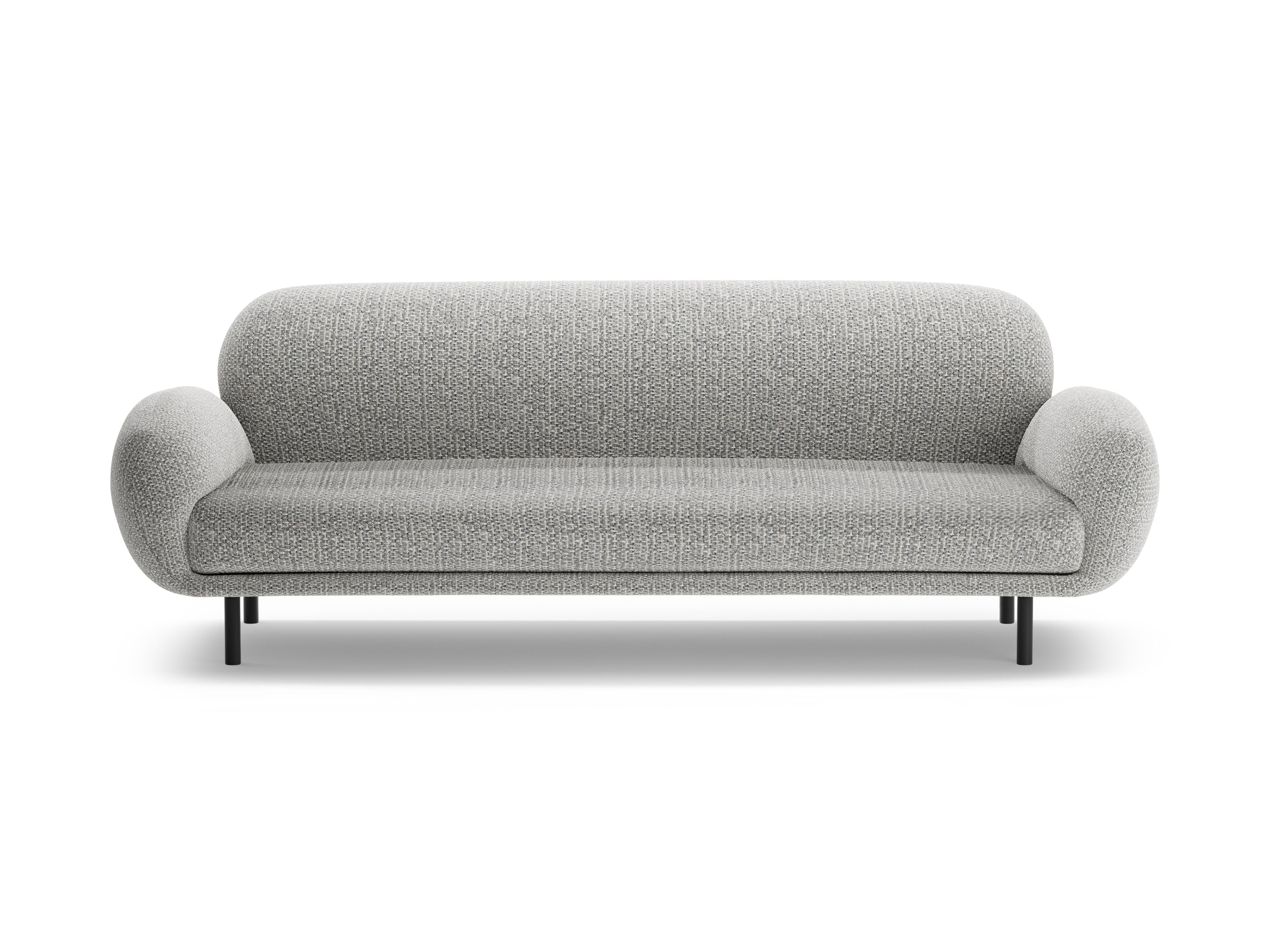 3-seater Sofa POPPY gray chenille