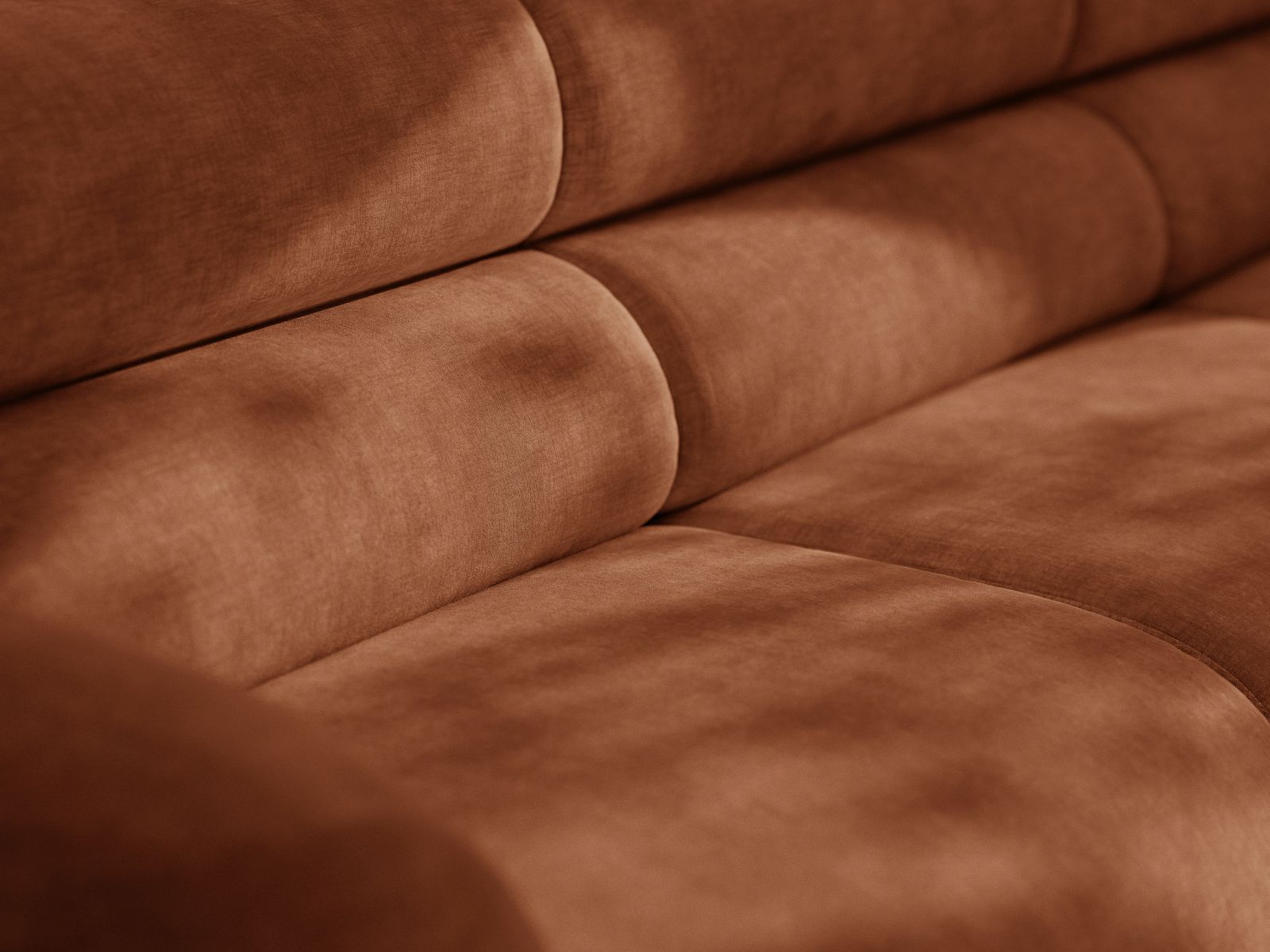 NEO Brick Chenille 3-Seater Sofa
